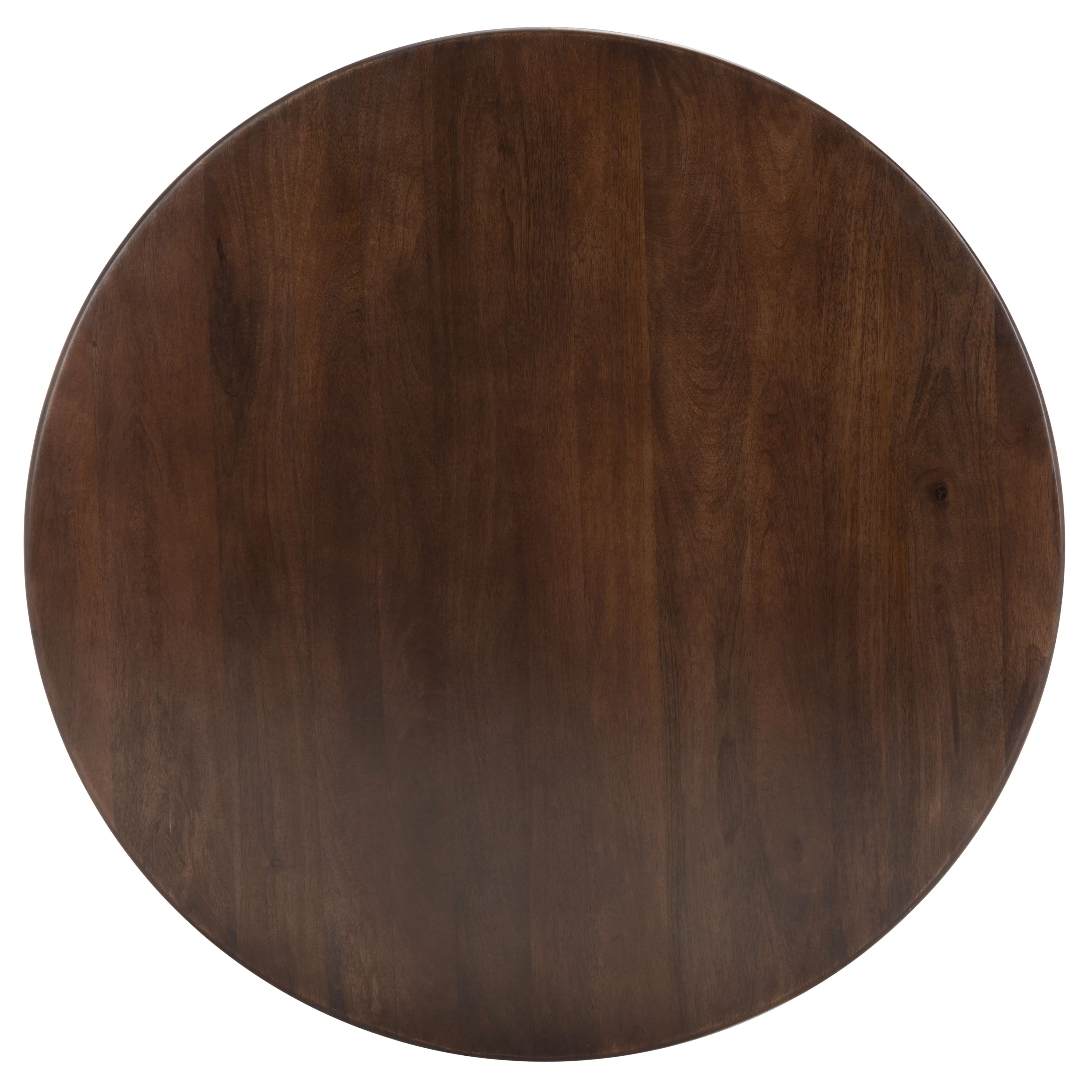 SAFAVIEH Kaydix Rustic Round Coffee Table Wood, Brown