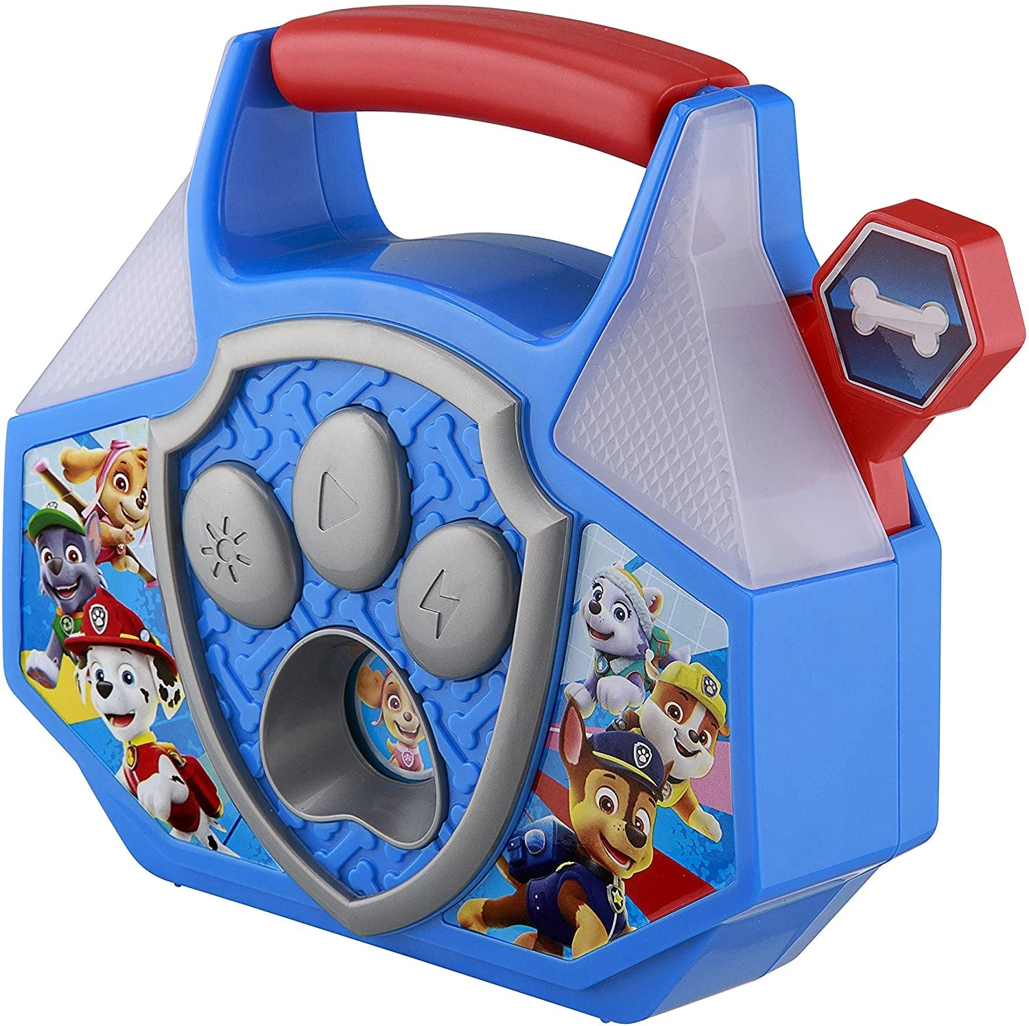 eKids Paw Patrol Toy Mini Boom Box with Built-in Music, Flashing Lights & Sound Effects
