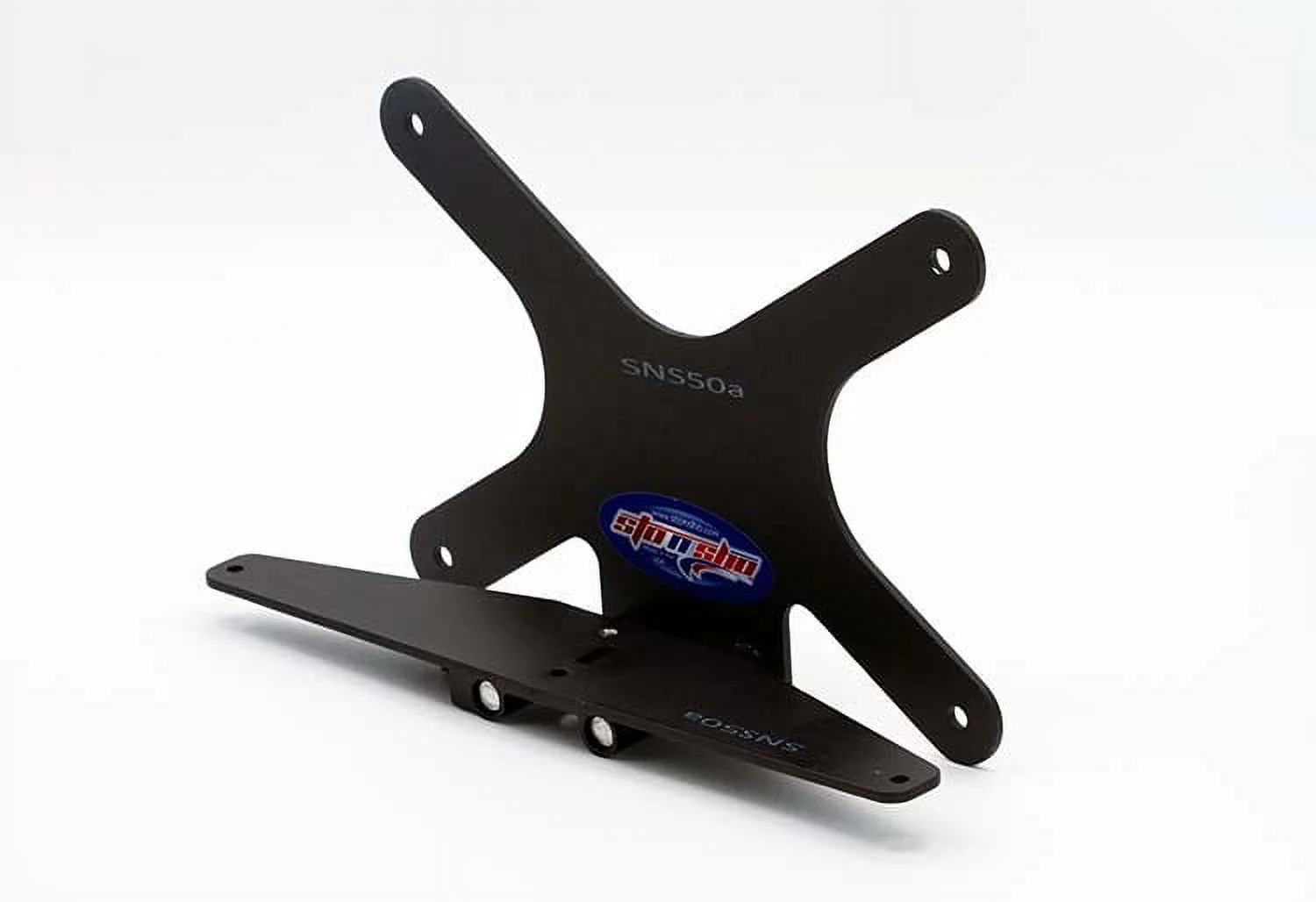STO N SHO Front License Plate Bracket Compatible with 2015-2019 C7 Corvette with factory Z06/Z07 Stage 2 and Stage 3 splitter only (SNS50a)