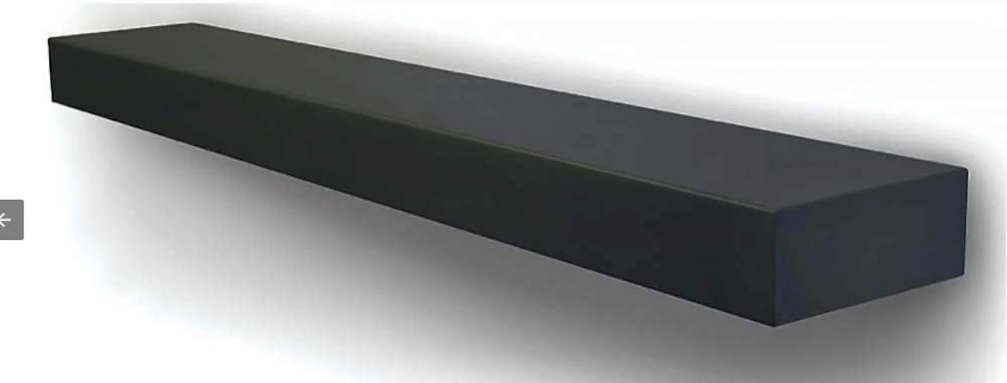 Pilgrim Home and Hearth Titus 52-Inch Metal Fireplace Mantel Shelf in Shadow Iron