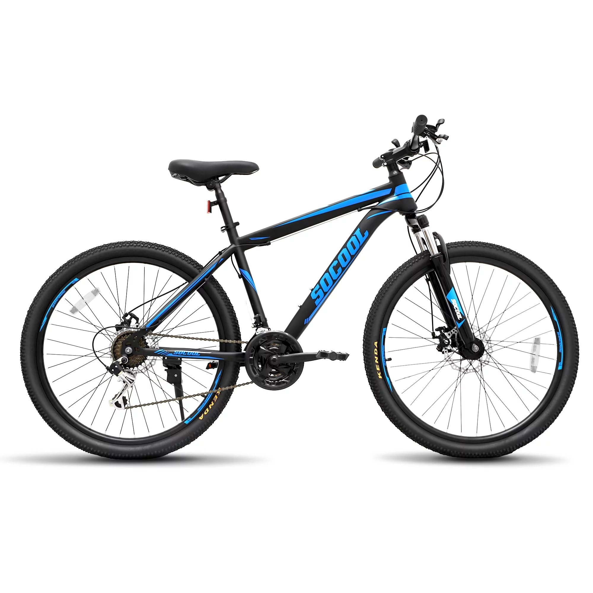 Feildoo Mountain Bike, Mens and Womens, Aluminum Frame -Black & Blue