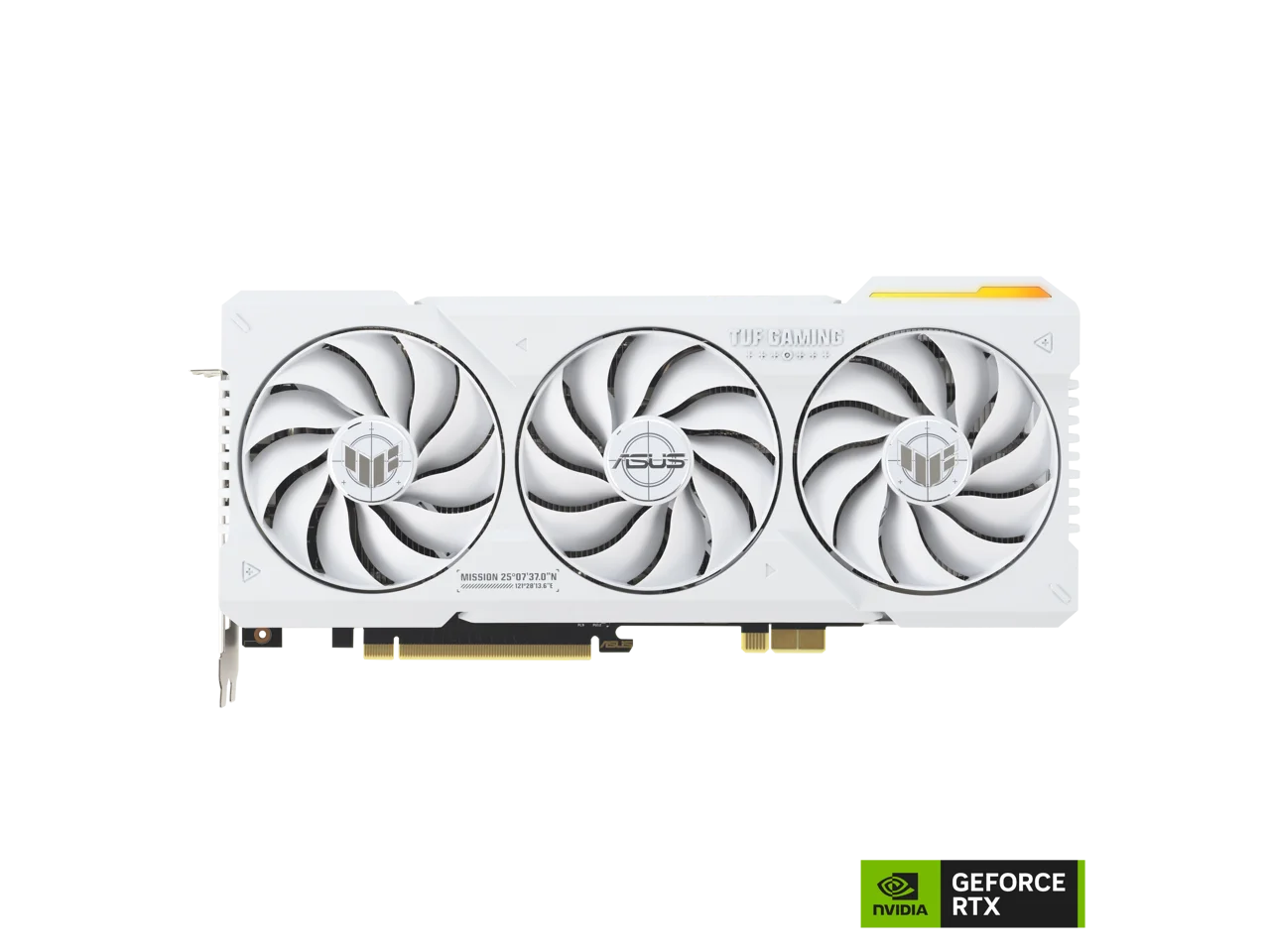 ASUS TUF Gaming GeForce RTX 4070 Ti SUPER BTF White OC Edition Gaming Graphics Card (Exclusive to ASUS BTF ATX Motherboards, Graphics card high-power gold finger) TUF-RTX4070TIS-O16G-BTF-WHITE