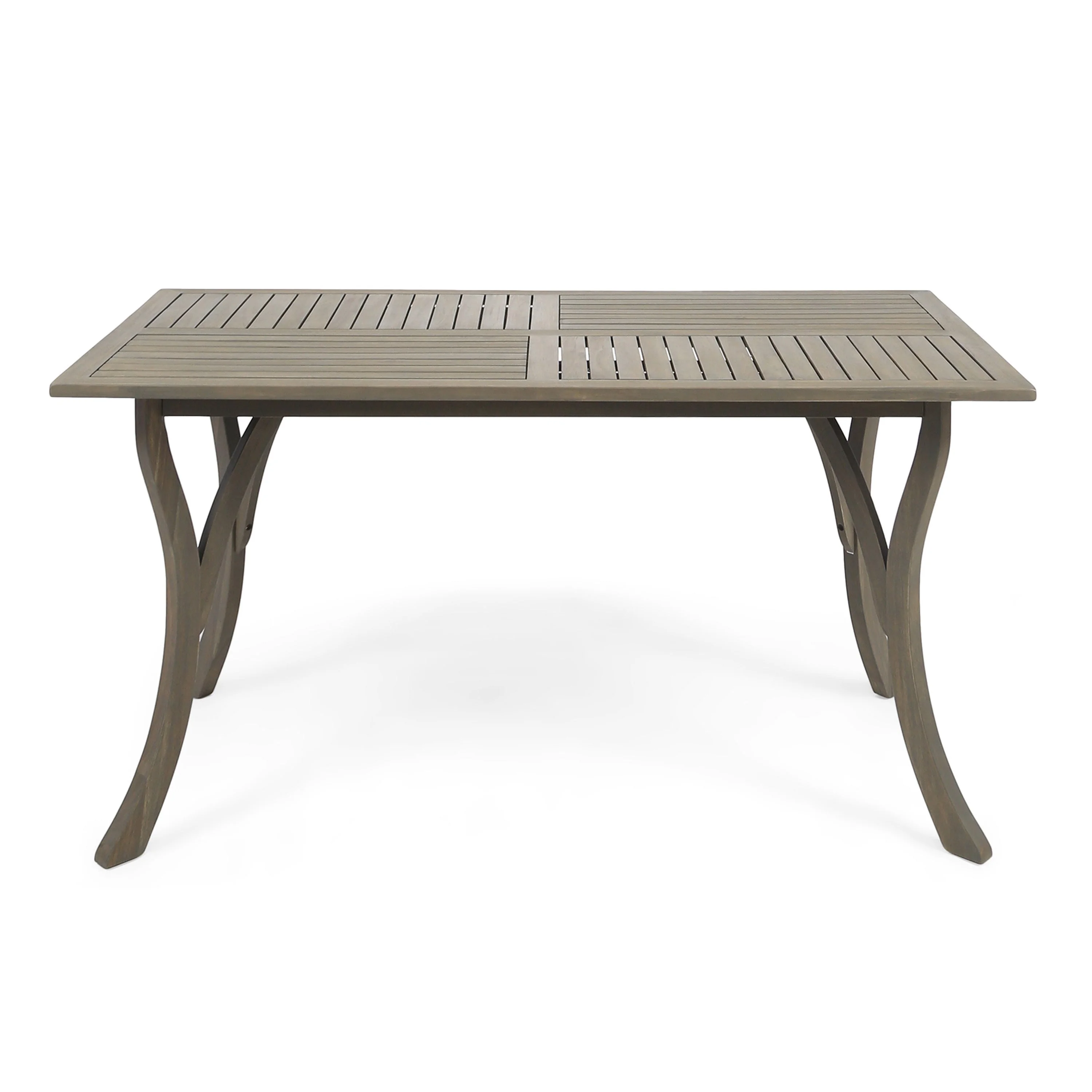 Craya Patio Wood Dining Table -  Gray