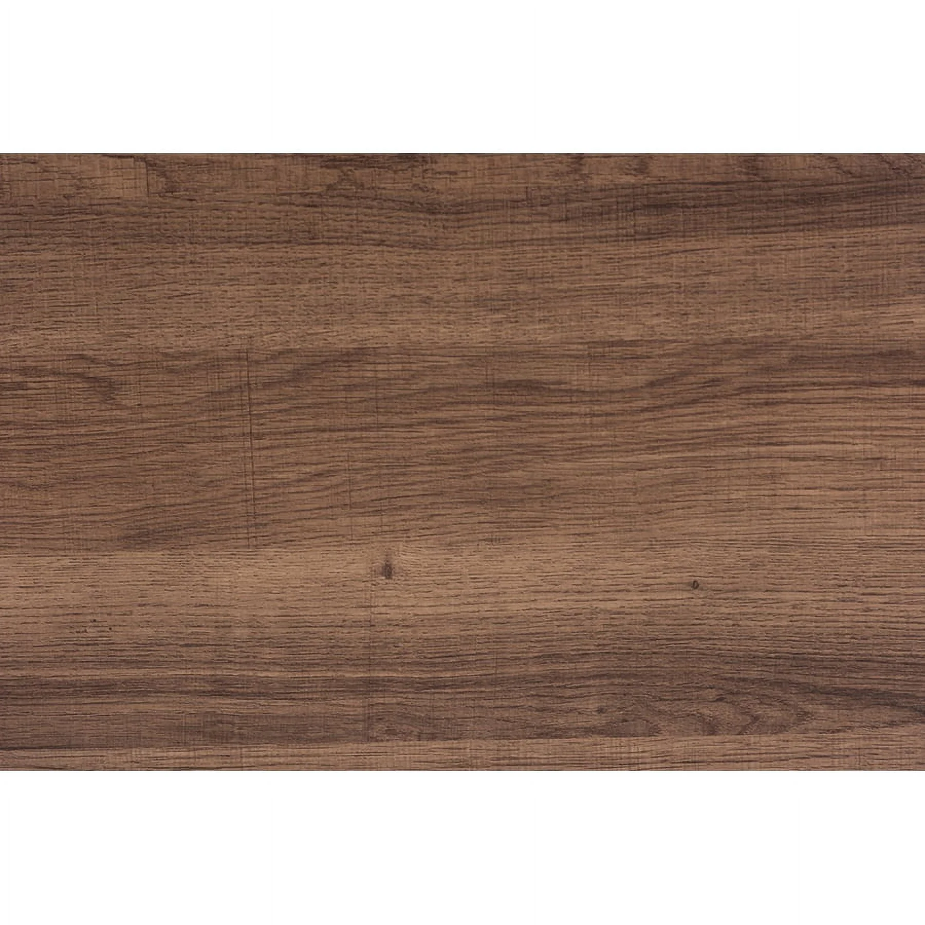 Baxton Studio Savion Modern Industrial Walnut Brown Finished Wood and Black Metal Console Table