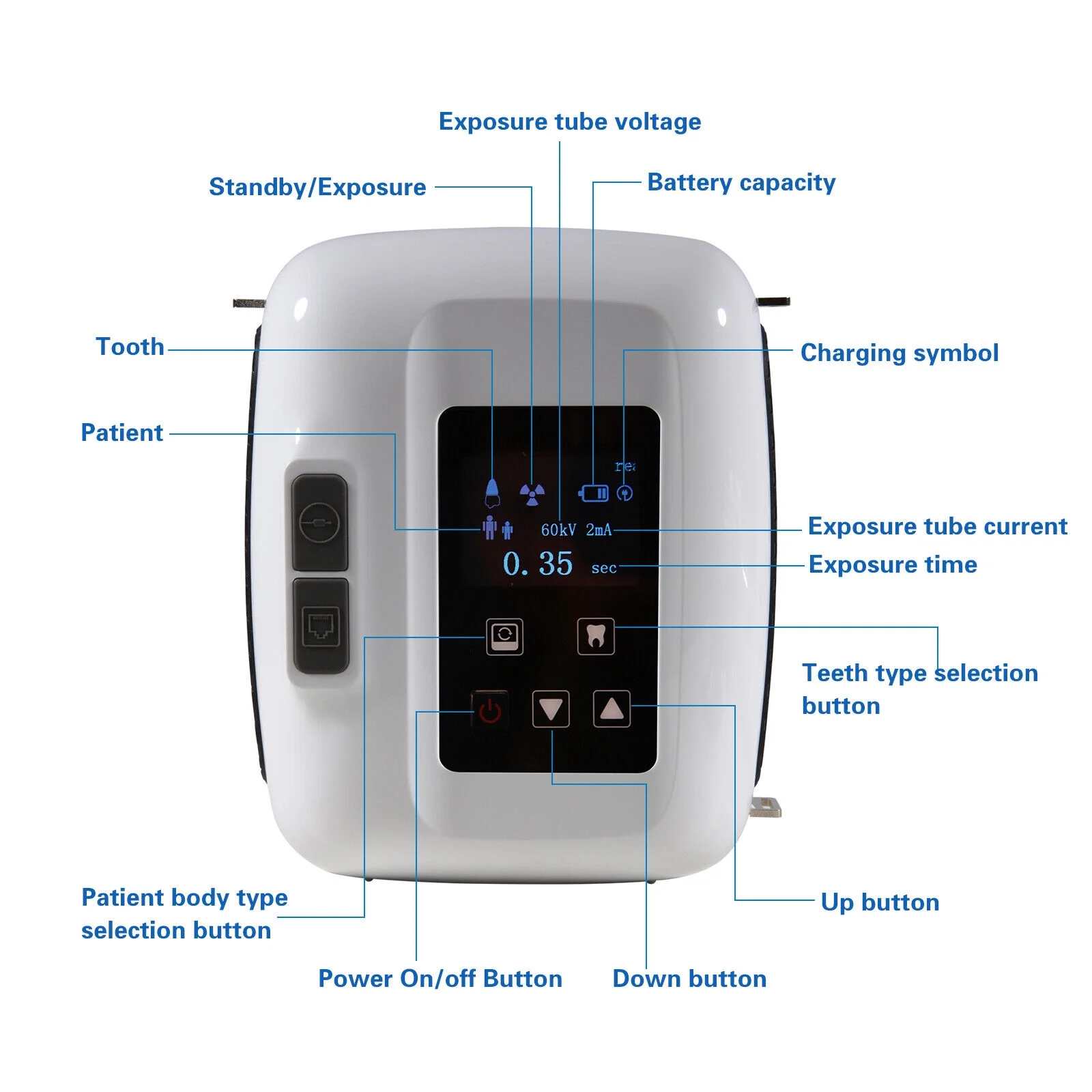 Dental X Digital Ray Machine WOODPECKE Digital X-ray High Frequency Xray Unit
