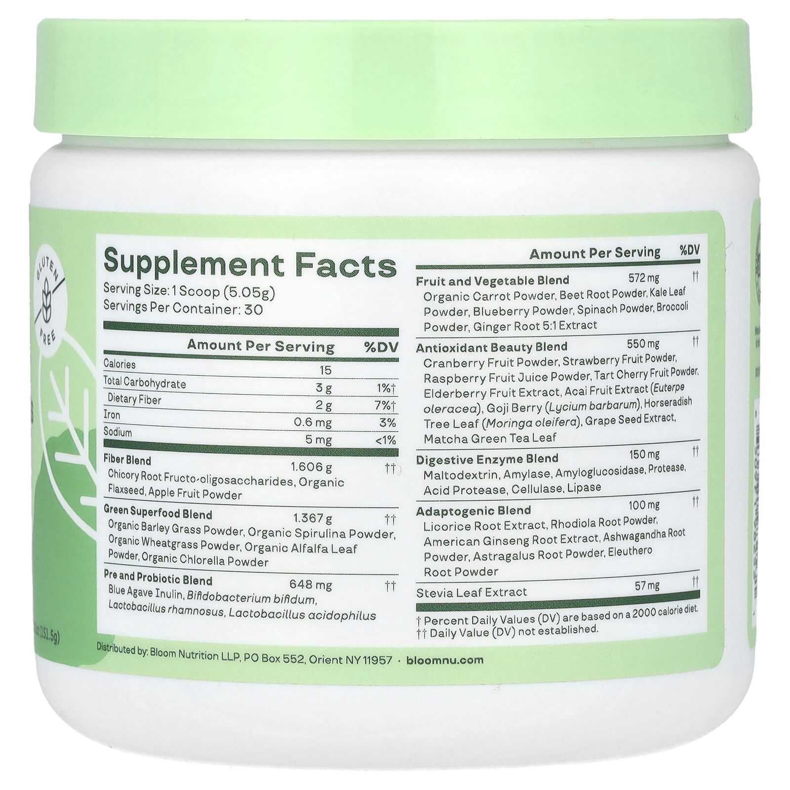 Bloom Greens & Superfoods, Original , 5.3 oz (151.5 g)
