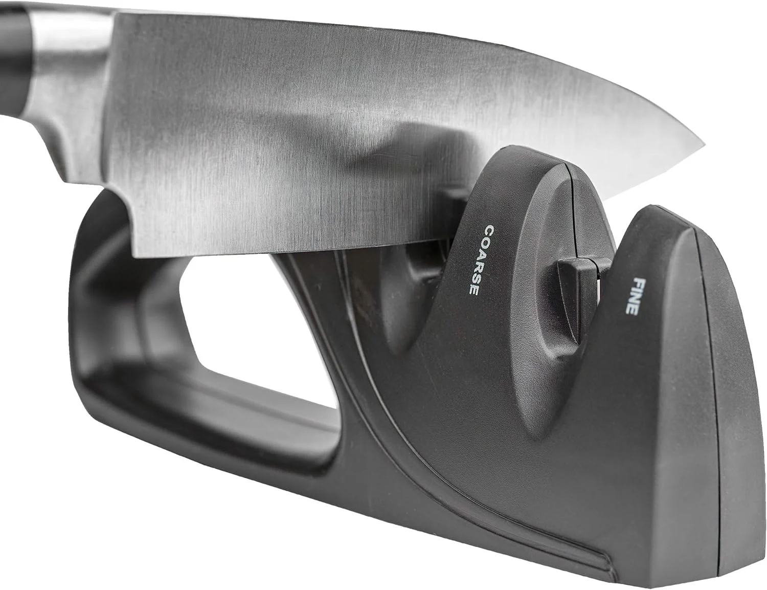 Knife Sharpeners 2 Stage Sharpener Kitchen Sharpening Kit Comfortable Grip Handle Tool