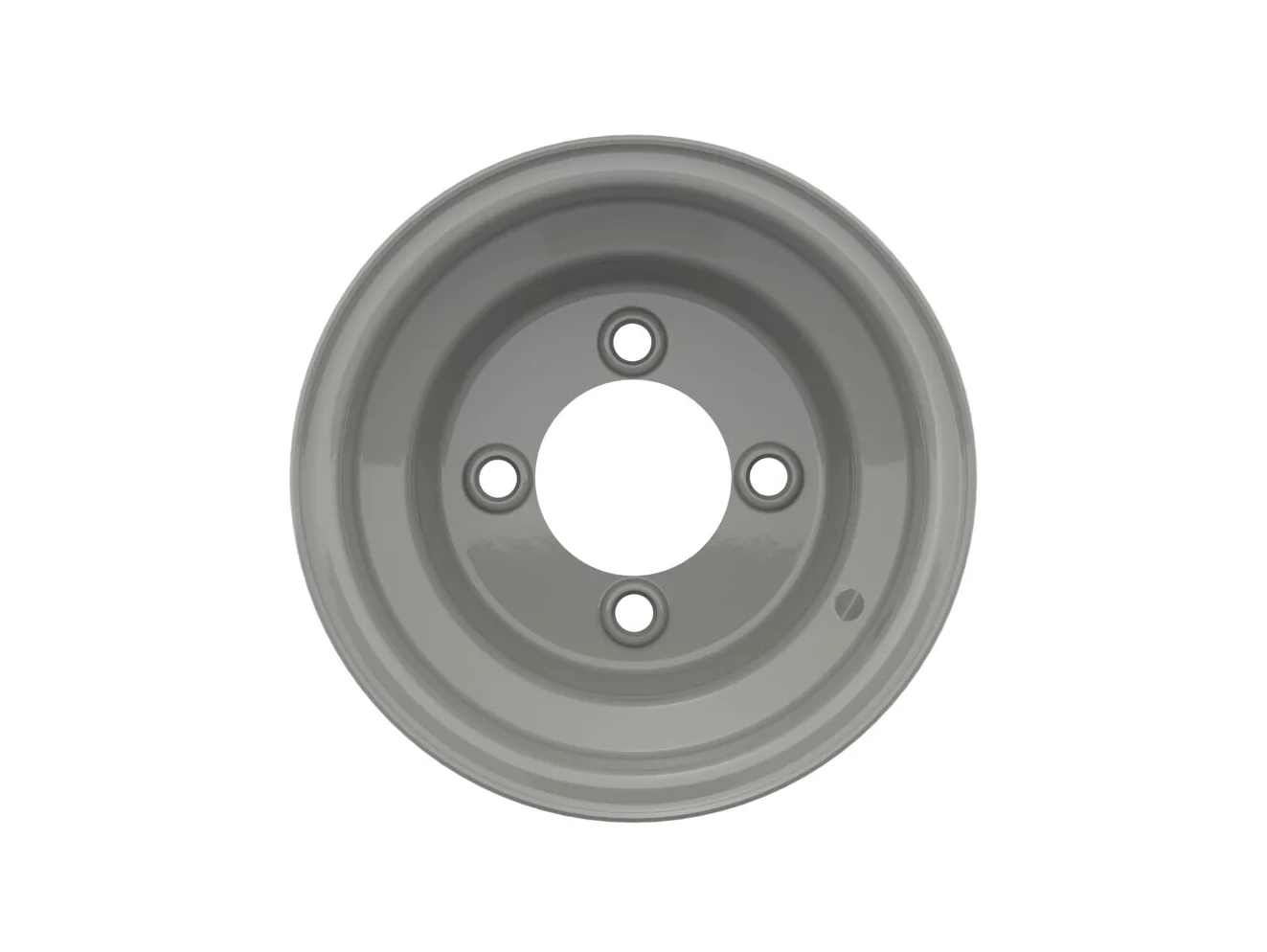 GTW 8 inch Steel Grey Golf Cart Wheel on 18x8.5-8 Topspin Sawtooth Golf Cart Street Tire|Set of 4