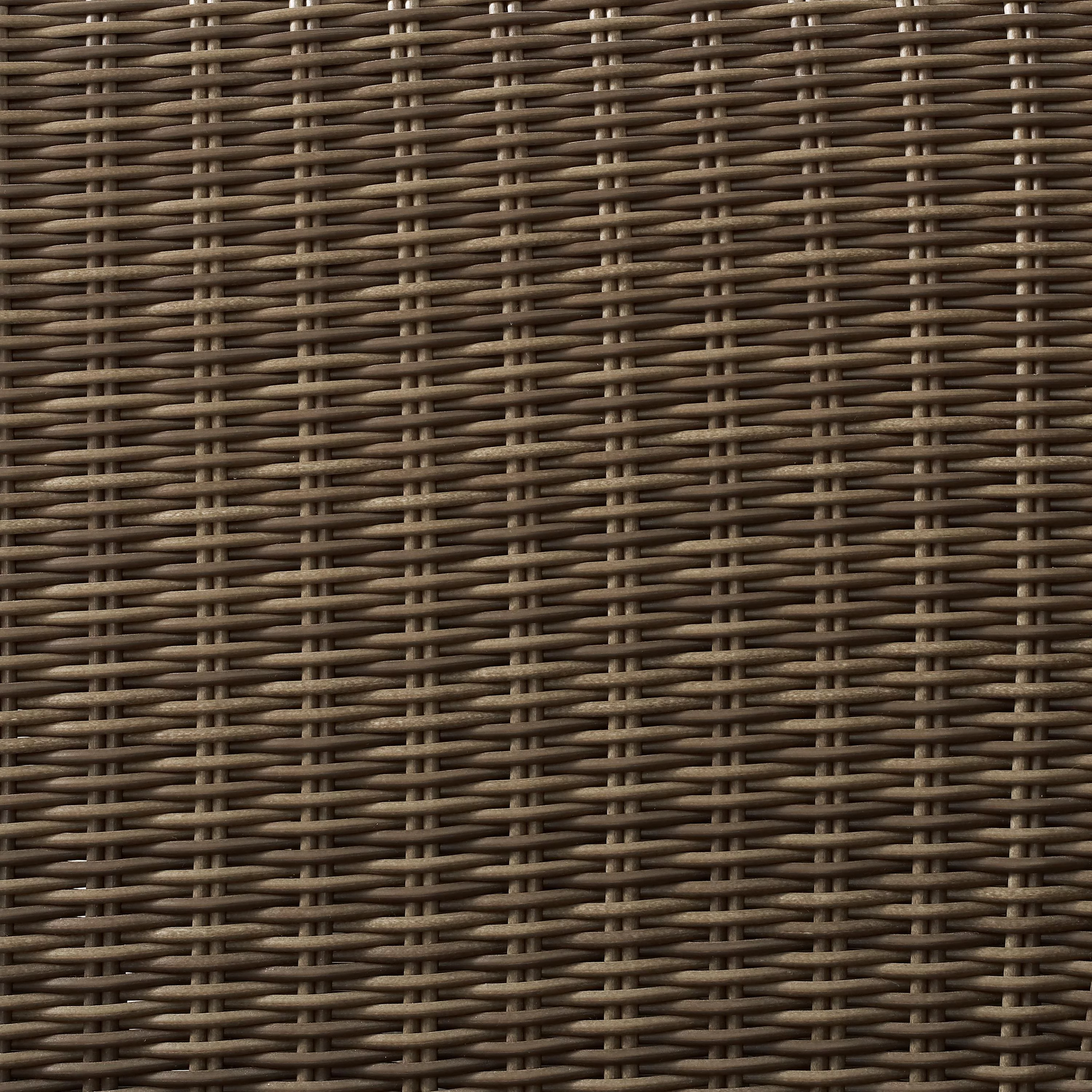 Crosley Furniture Bradenton Fabric Armless Patio Chair in Brown and Sand