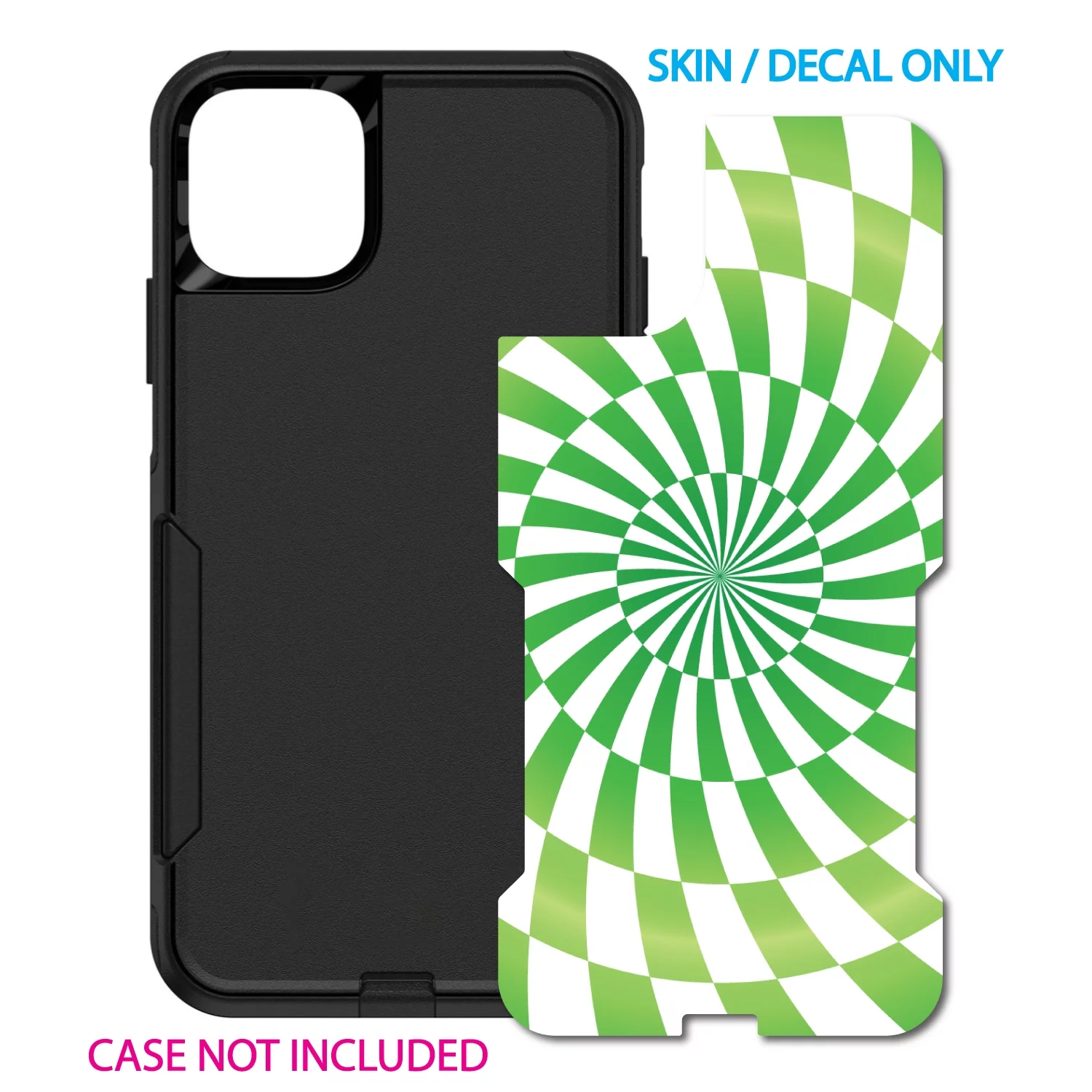 DistinctInk Custom SKIN / DECAL compatible with OtterBox Commuter for iPhone 11 (6.1