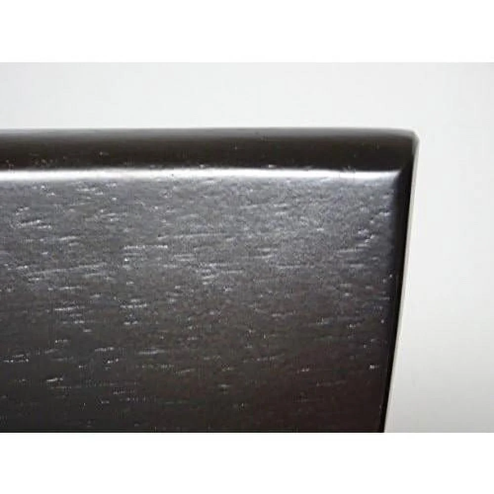 Dining Kitchen Rectangular Classic Table Solid Wooden Modern In Black Espresso Finish