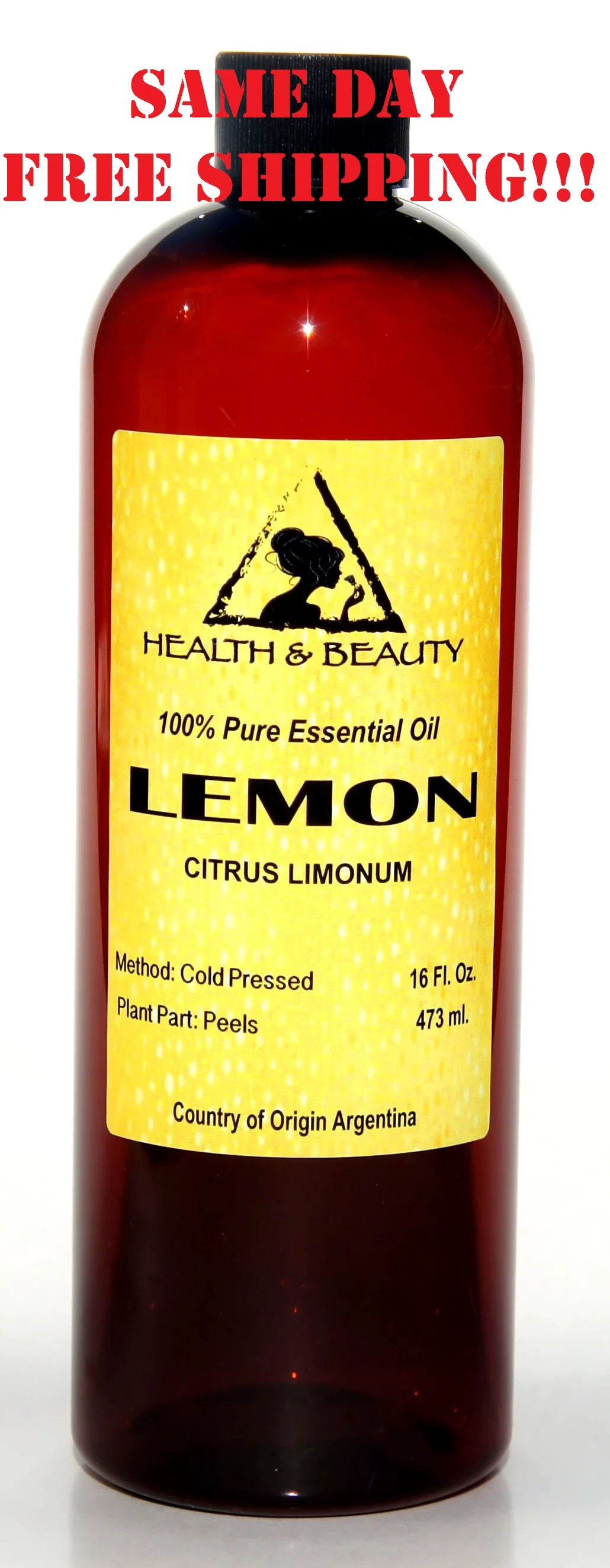 LEMON ESSENTIAL OIL AROMATHERAPY 100% PURE NATURAL 32 OZ