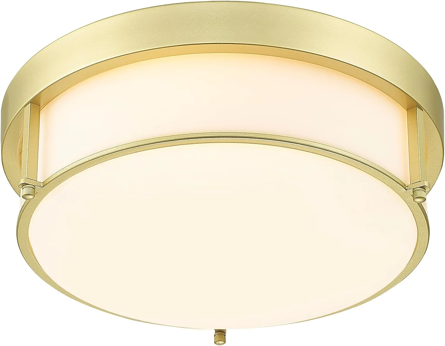 RUO 3-Light Flush Mount Ceiling Light, 15 Inch Farmhouse Ceiling Lamp for Kitchen Living Room Porch, Oil Rubbed Bronze Finish with Seeded Glass, ZG59F ORB