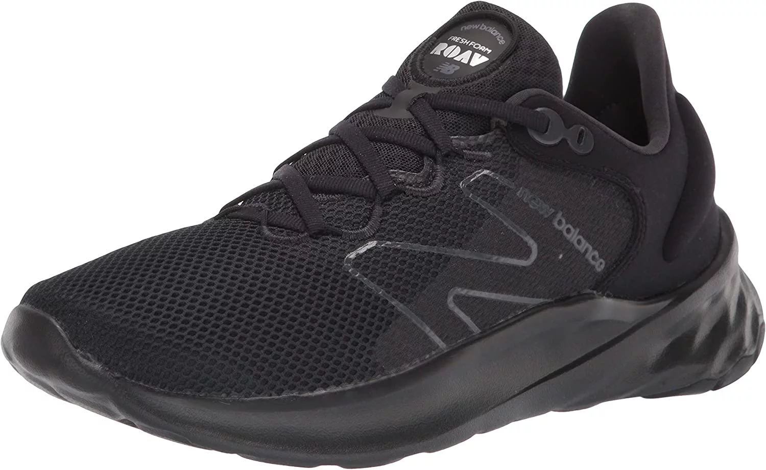 New Balance Mens Fresh Foam Roav V2 Sneaker 10 Black/Black/Magnet