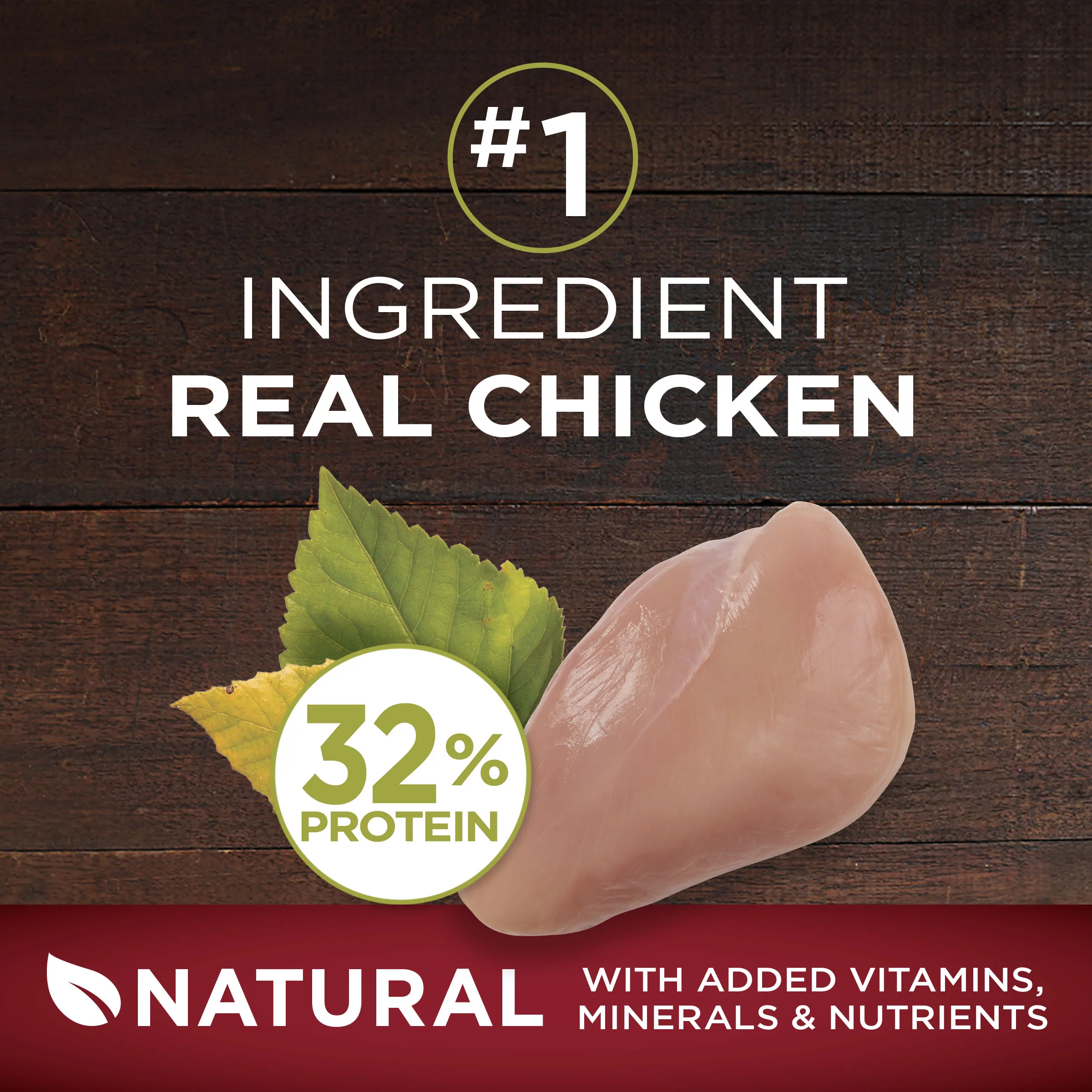 Purina One True Instinct Dry Dog Food Chicken and Duck, 27.5 lb Bag