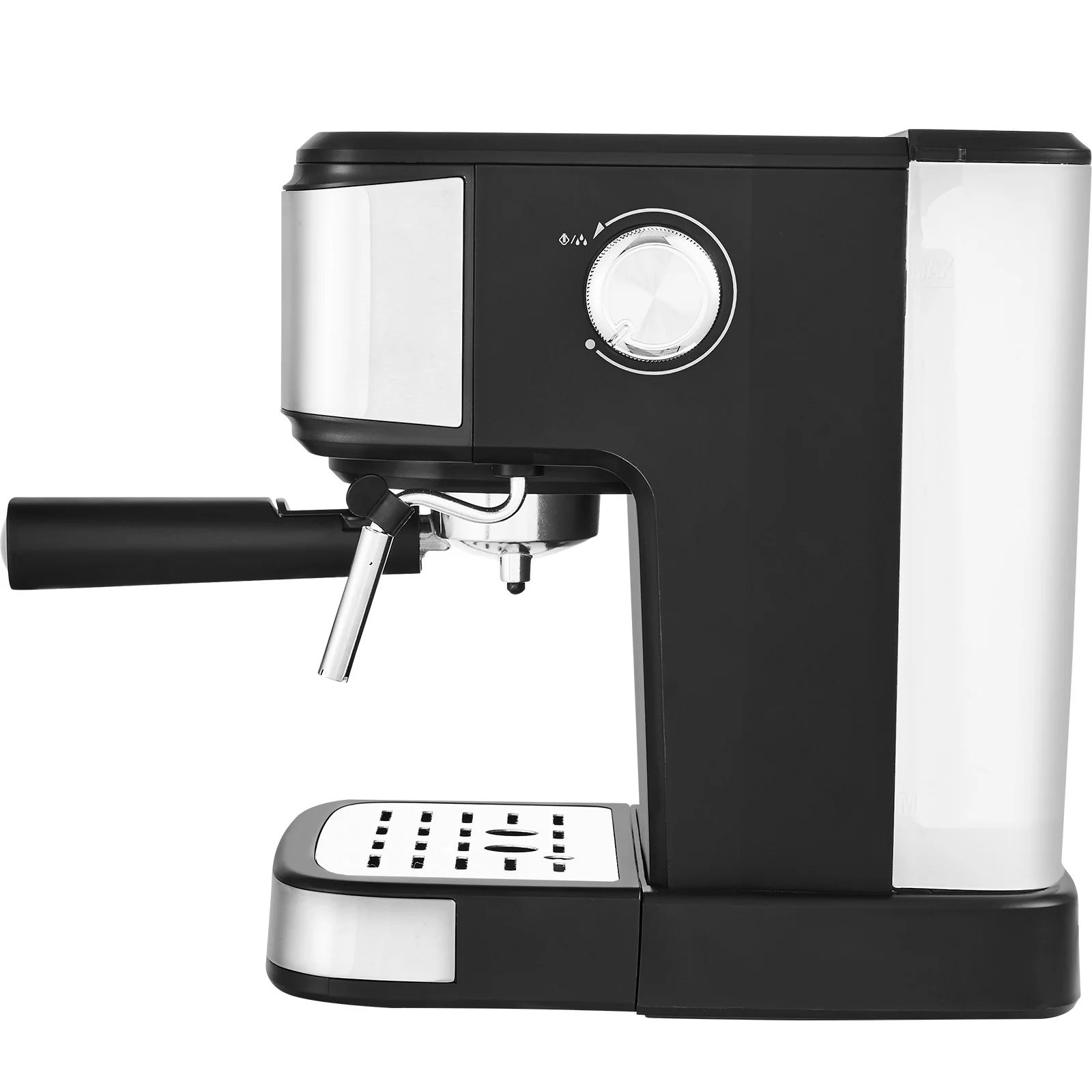 VEVOR Espresso Machine, 15 Bar Semi-Automatic Coffee Maker with Touch Screen, Milk Frother Steam Wand, Removable Water Tank, and NTC Control System for Professional Cappuccino and Latte