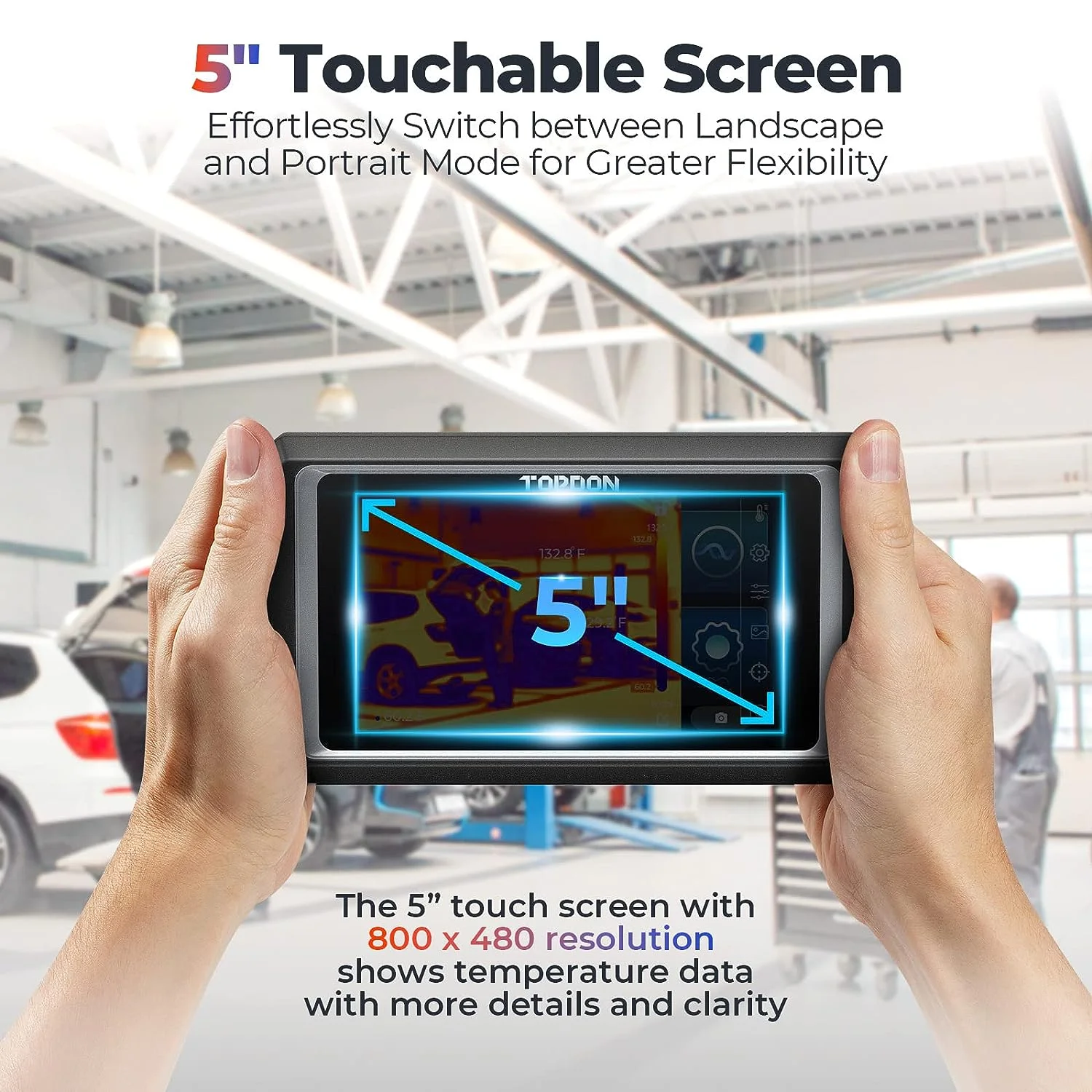 Thermal Imaging Camera TOPDON TC003 256x192 IR High Resolution Dual-Camera, 5