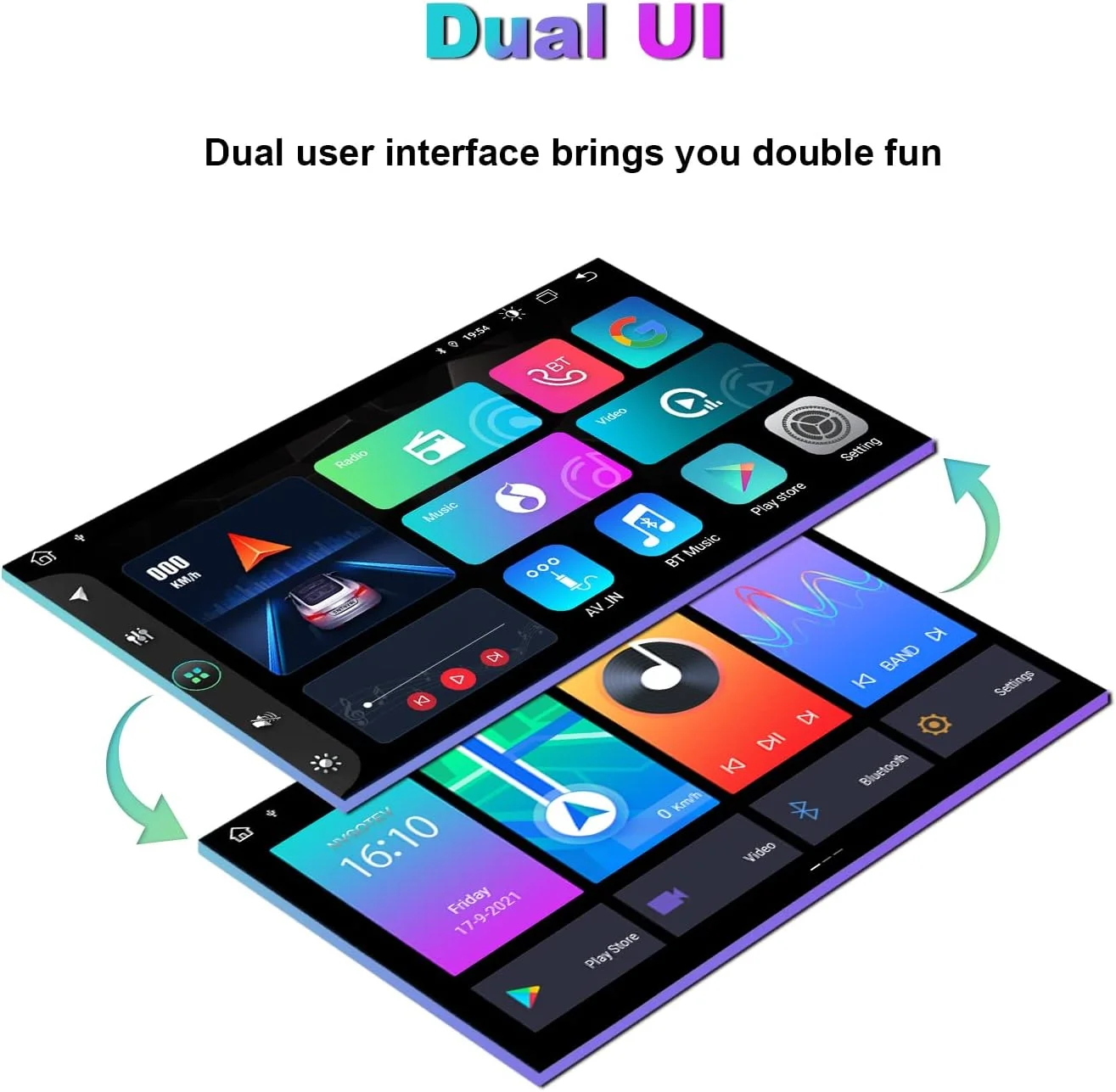 THONZER Car Radio Stereo for Ford Focus 2012 2013 2014 2015 2016 2017 Android 13 Carplay & Android Auto 9 Inch IPS HD Touch Screen GPS with Bluetooth5.0 WiFi DSP SWC FM  2+32GB