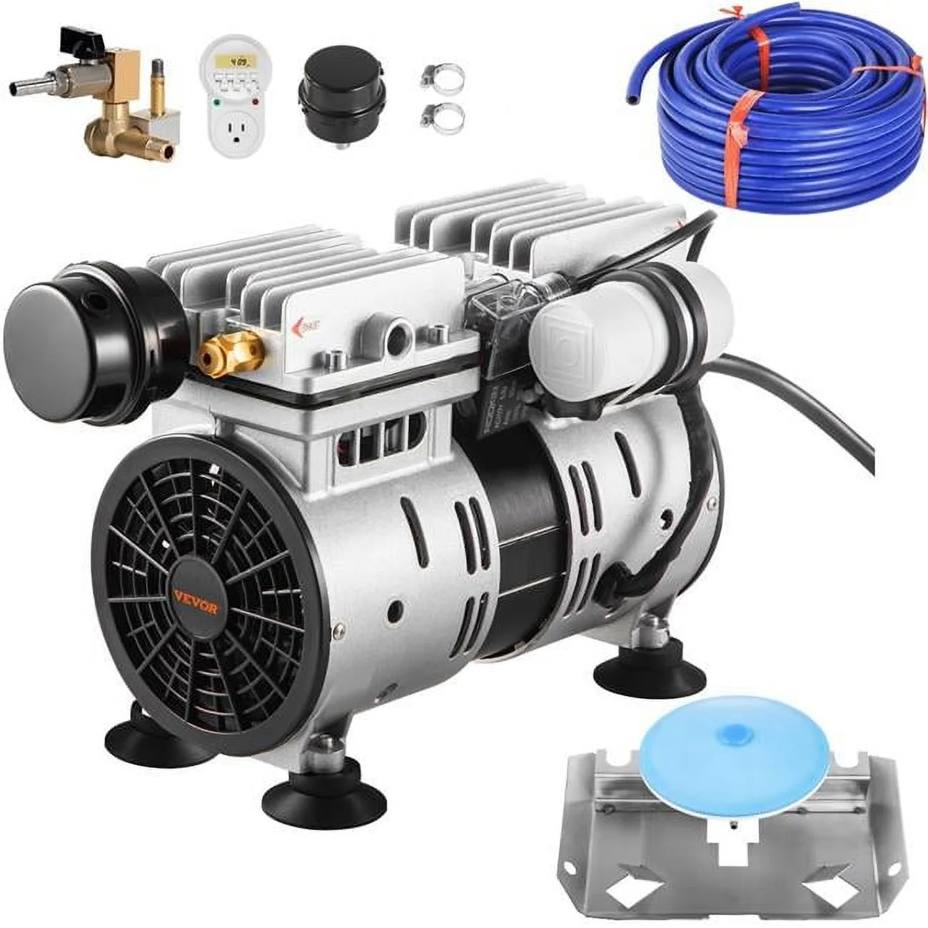 VEVOR Pond Aerator Lake Pond Aeration Kit w 34 HP Pump 100' Tube 10