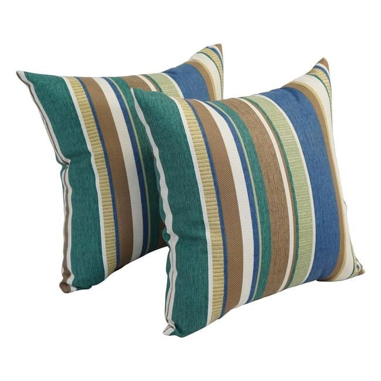 17 in. Square Polyester Outdoor Throw Pillows, Coltrane Chambr - Set of 4