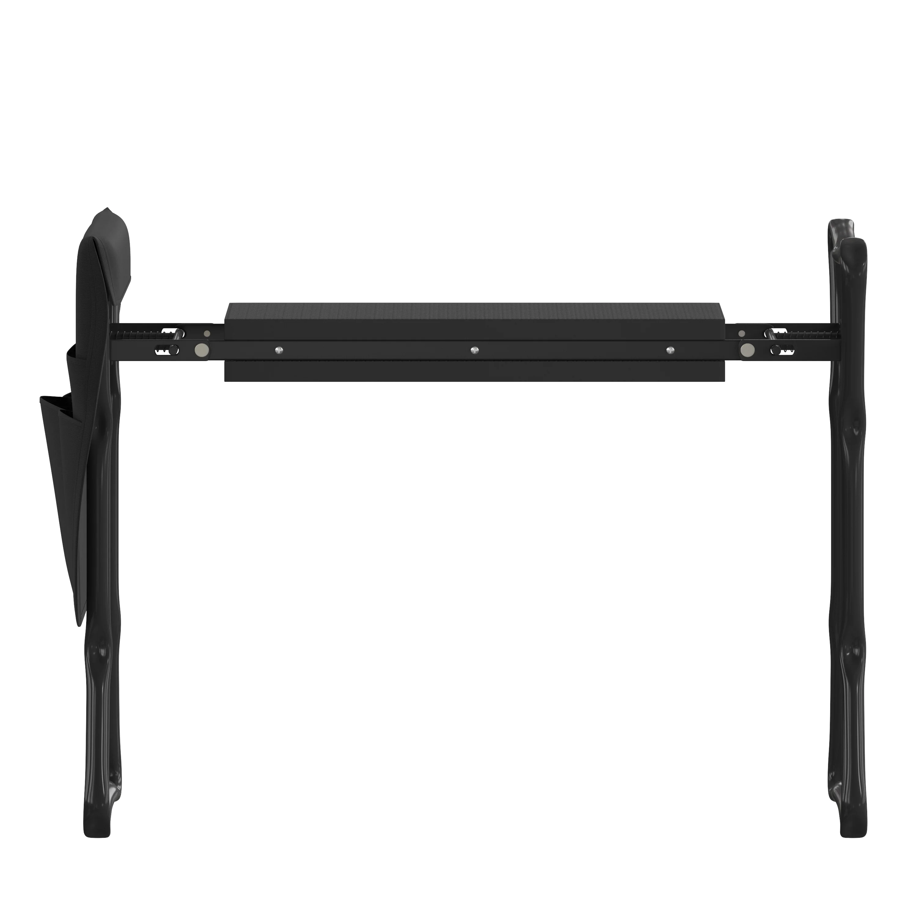 Flash Furniture Black Foldable Padded Garden Kneeler