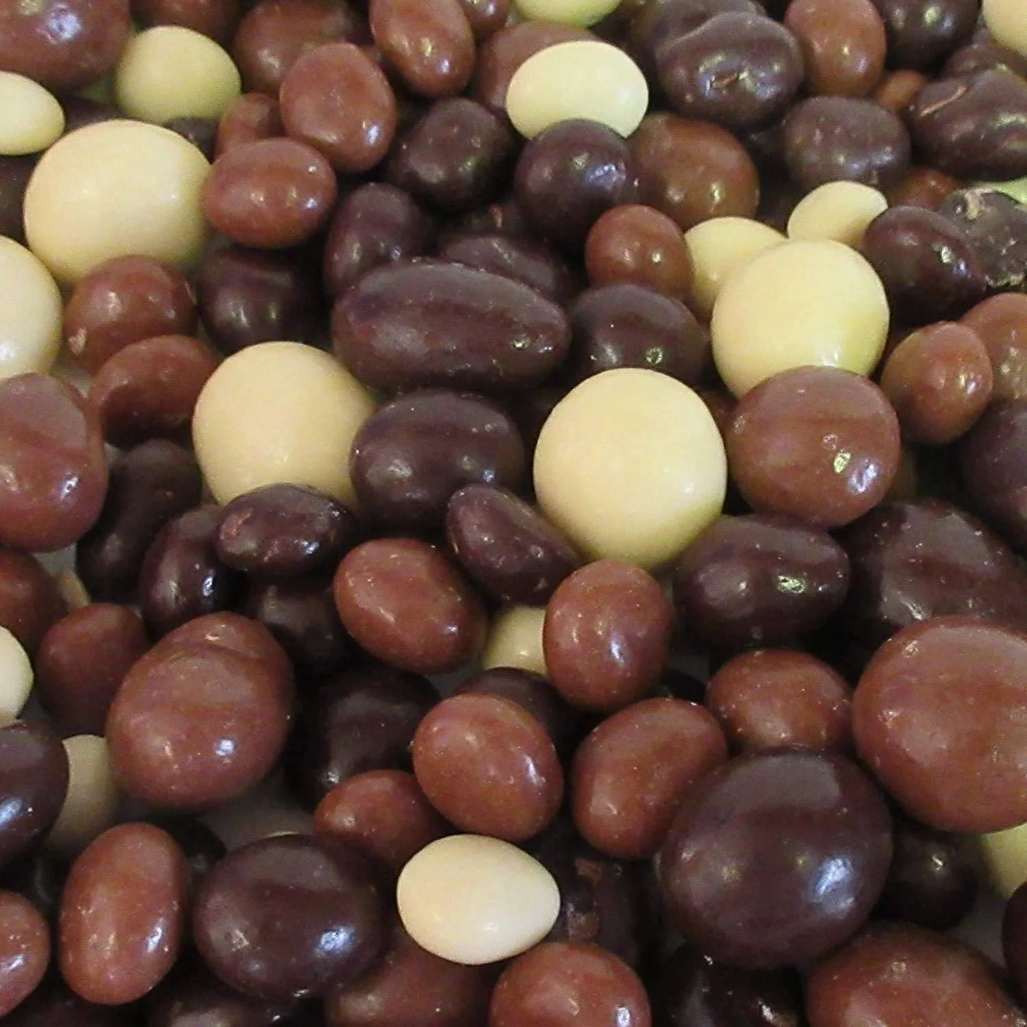 Chocolate Covered Espresso Beans Medley Dark, Milk and White Chocolate by Its Delish, 5 lbs Bulk