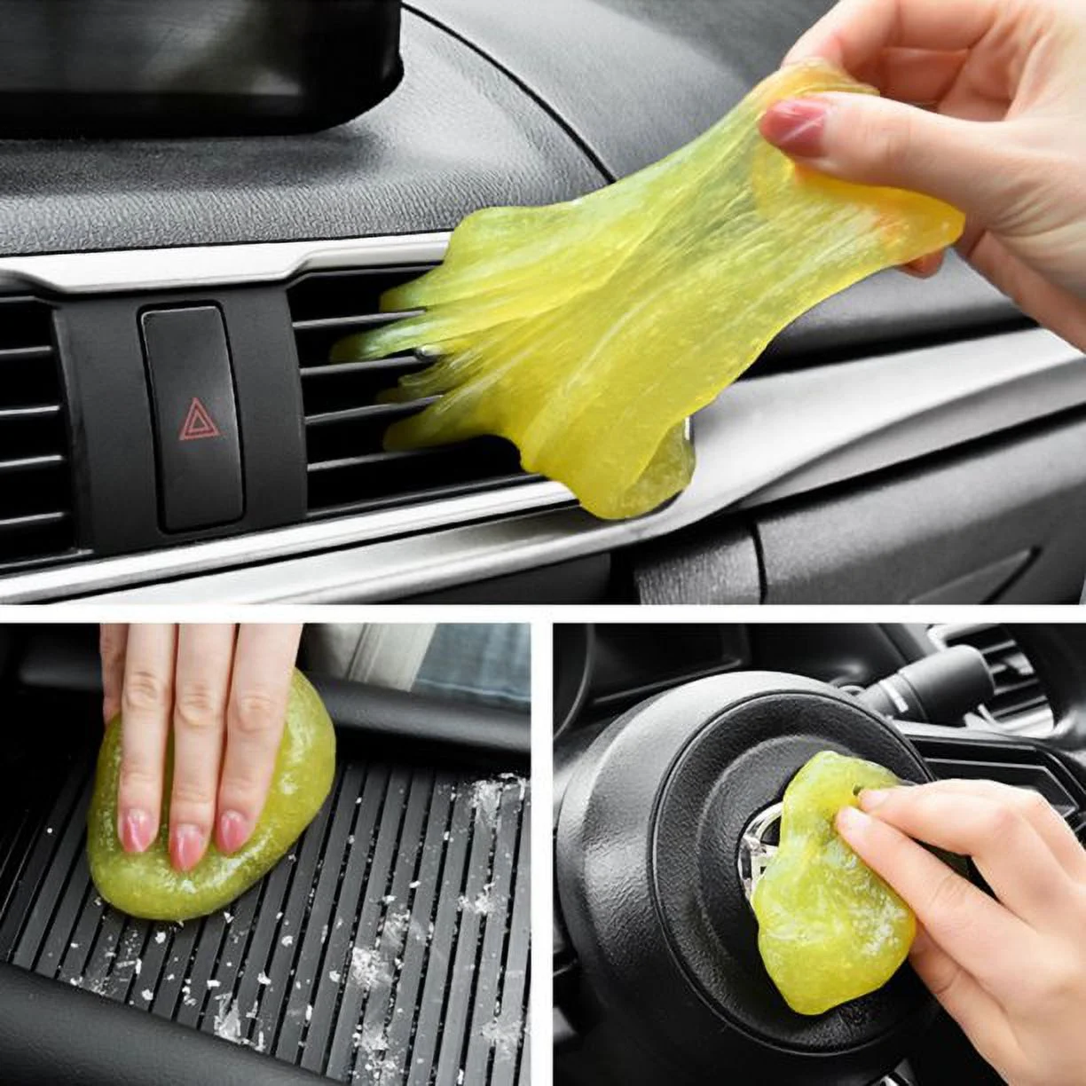 4 New Magic Super Clean Second Generation Dust Cleaner Tool High Tech Magic Sticky Compound Super Clean Slimy Gel Cleaner for Computer Car PC Laptop Keyboard