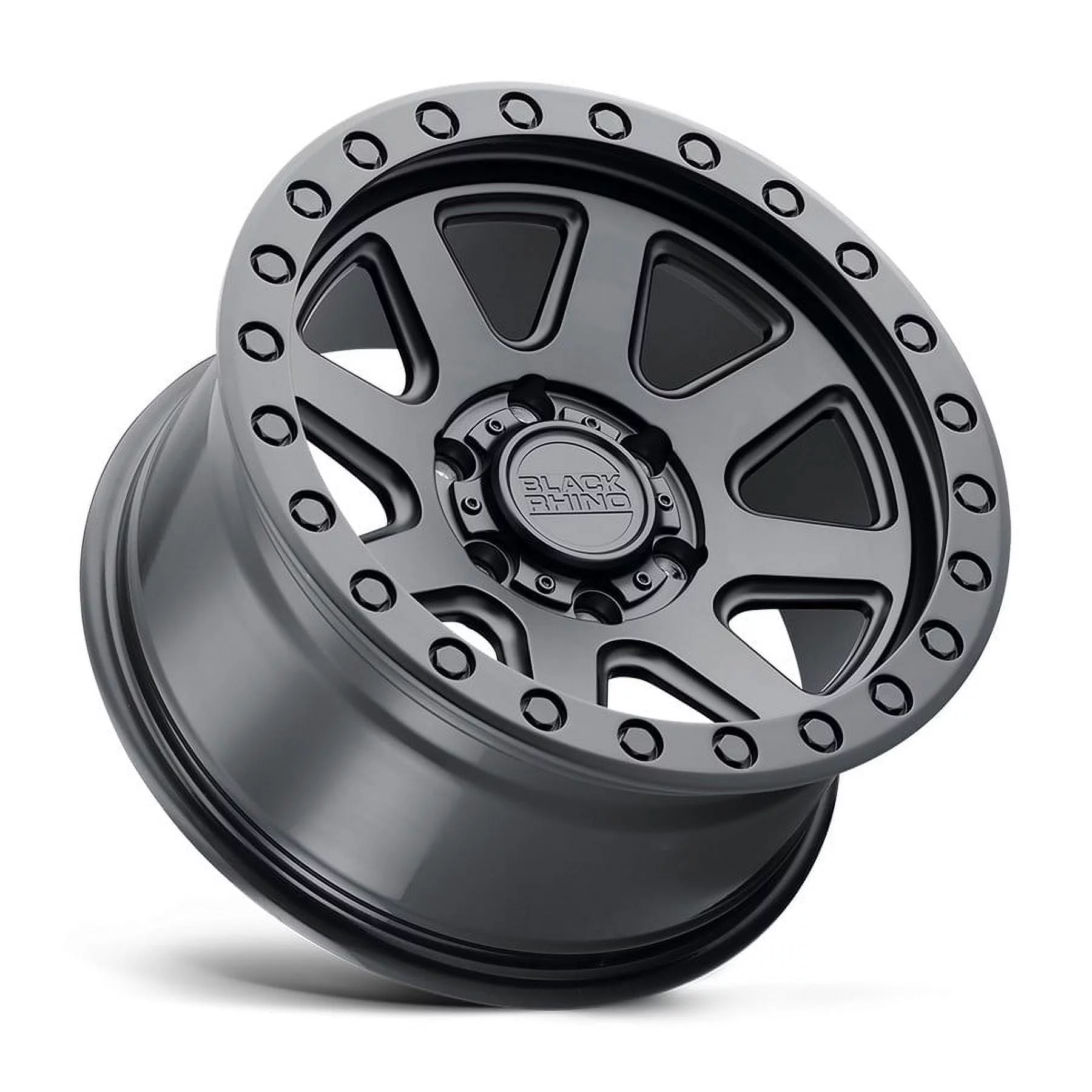 Black Rhino Aluminum Rim BAKER 17X8.5in Matte Black Finish, 1785BKR006135M87