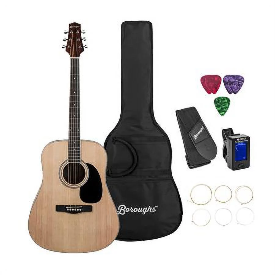 B30DNTPK Dreadnought Acoustic Guitar Pack, Natural