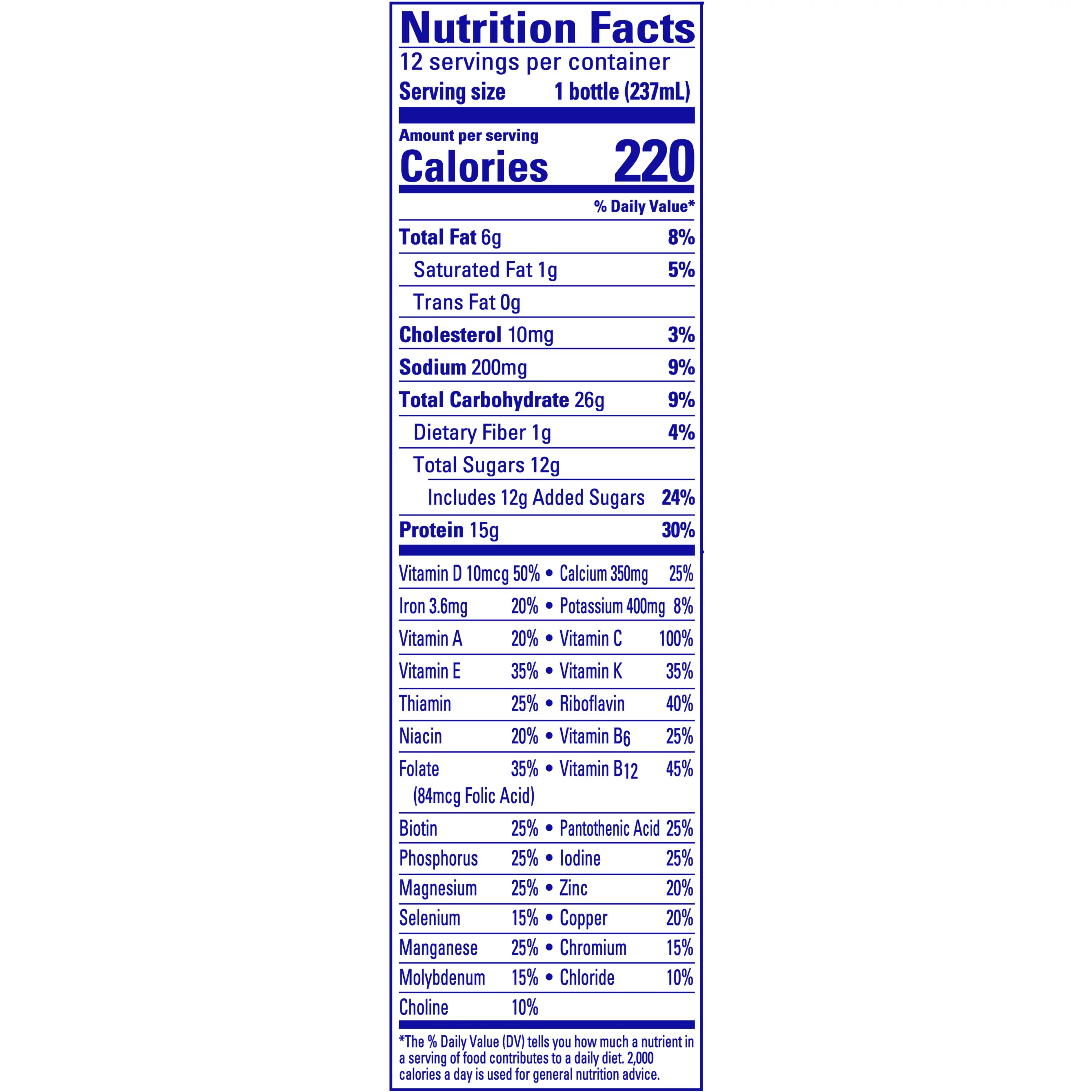 Carnation Breakfast Essentials High Protein Ready to Drink Nutritional Breakfast Drink, Classic French Vanilla, 24 Count (2- 12 Packs)