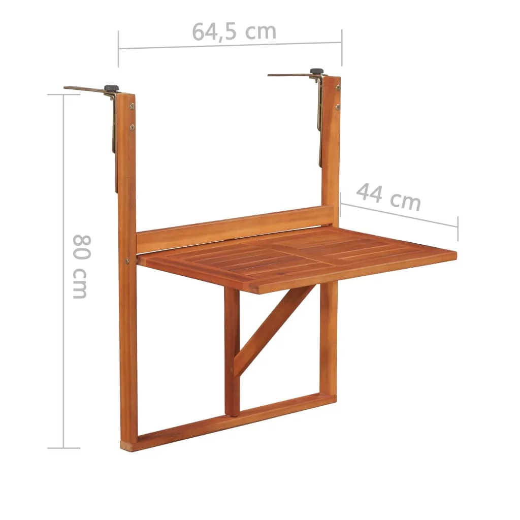 Hanging Balcony Table 51.1