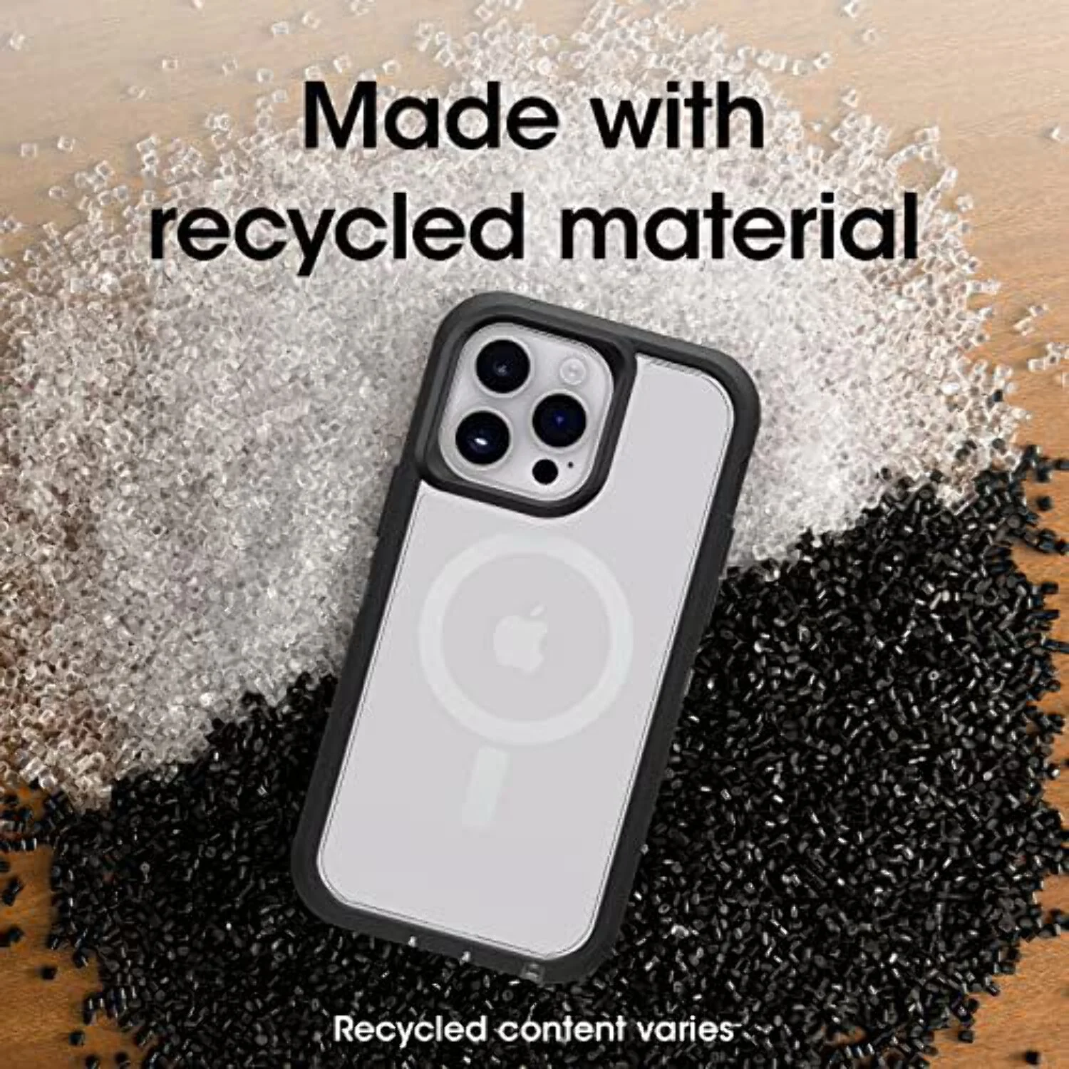 OtterBox DEFENDER XT CLEAR SERIES for iPhone 14 Pro (ONLY) -BLACK CRYSTAL