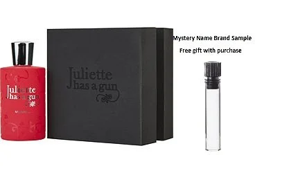 JULIETTE HAS A GUN MMMM by Juliette Has A Gun EAU DE PARFUM SPRAY 3.3 OZ for WOMEN And a Mystery Name brand sample vile