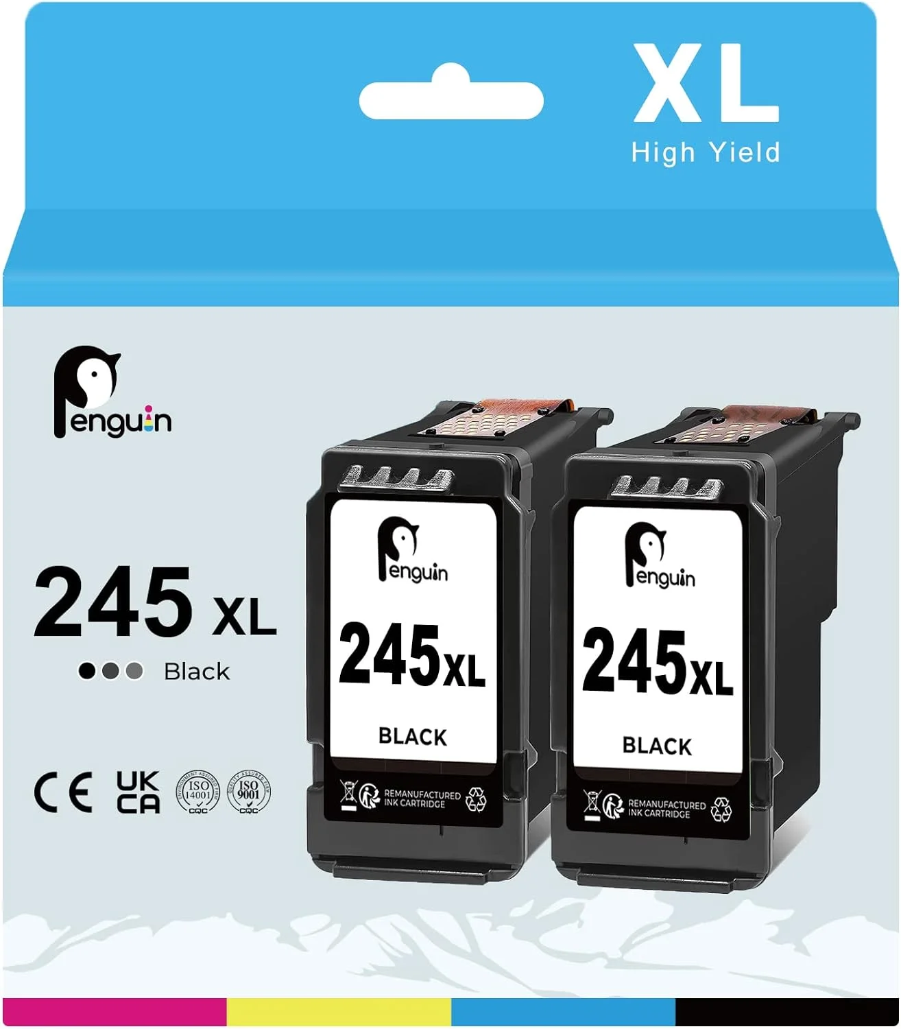 Remanufactured Printer Ink Cartridge Replacement for Canon Pg-245XL 245 XL PG-243 CL-244 Used for PIXMA MG3022