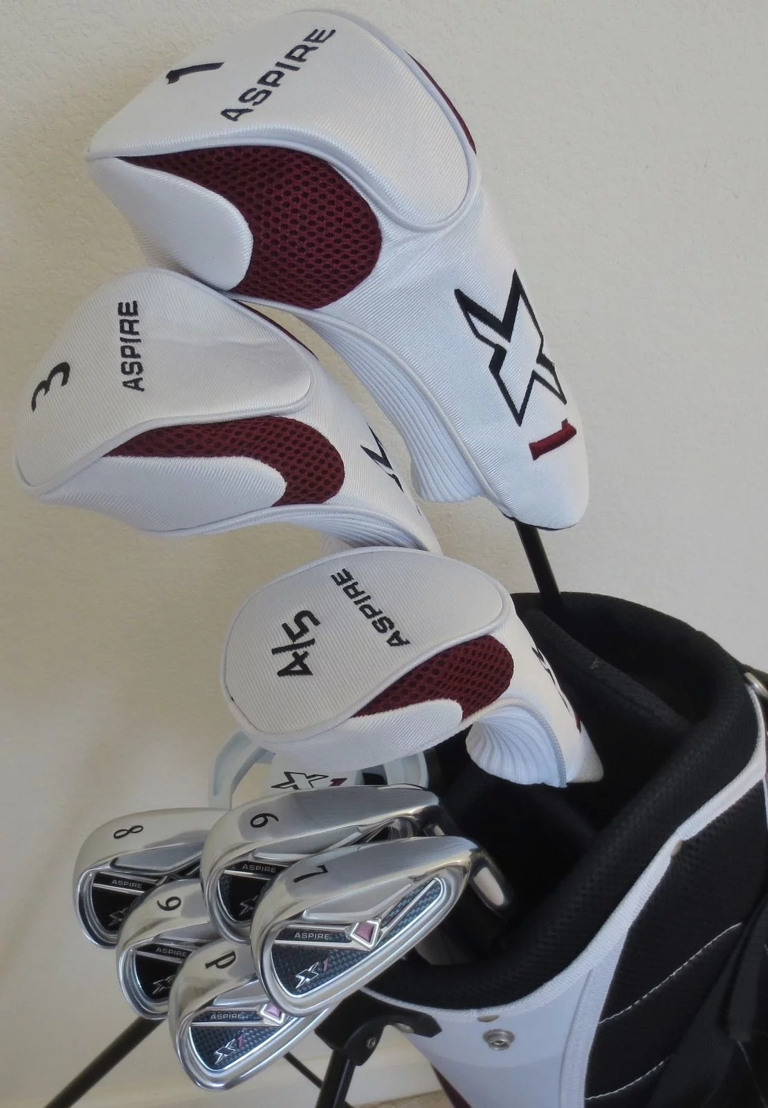 Petite Womens Complete Golf Clubs Set for Ladies 5ft to 5ft 6in Tall Driver, Wood, Hybrid, Irons, Putter, Stand Bag