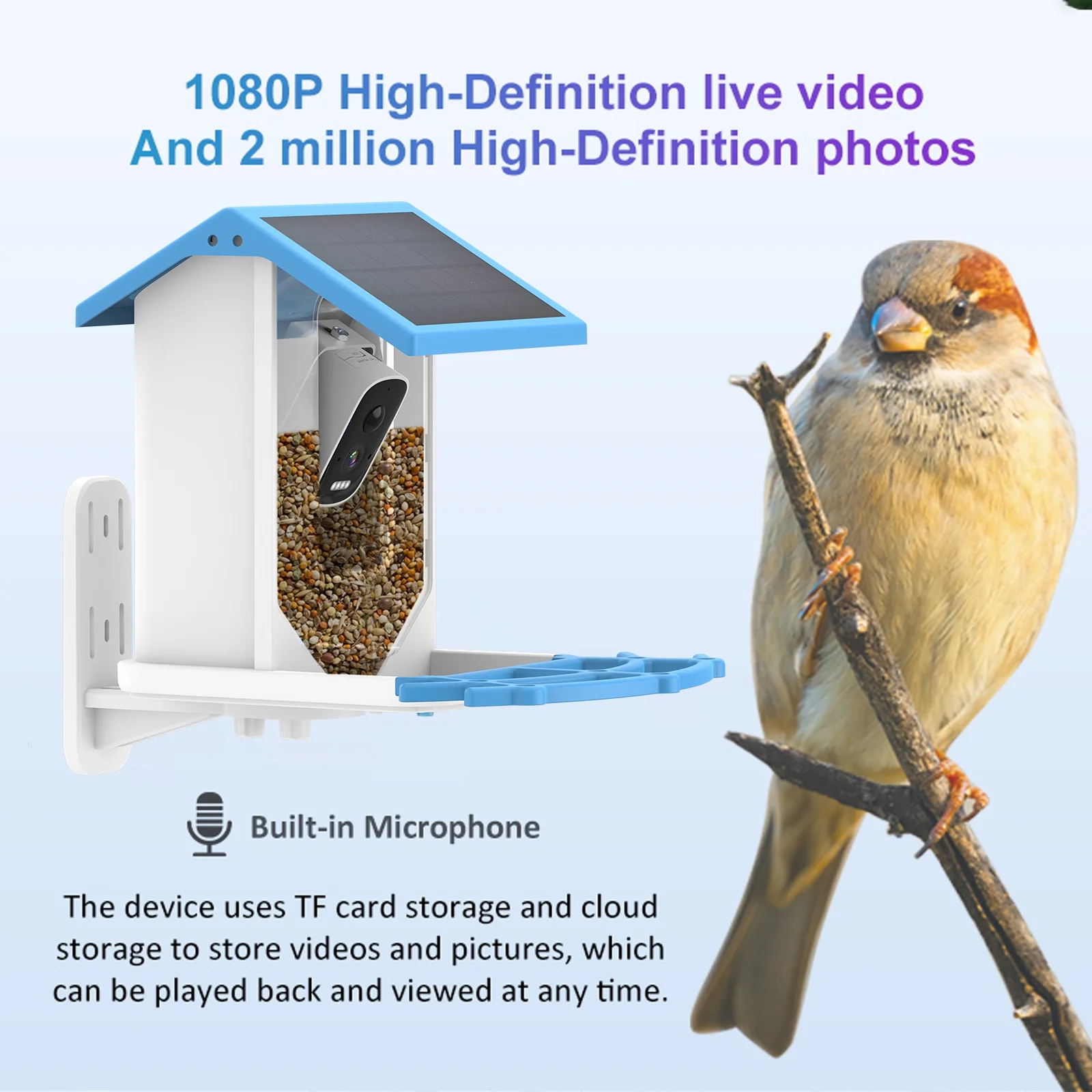 camera,Feeder Feeder Solar Camera 1080p Real Ip66 Waterproof Vision Camera Solar Camera Low Camera 1080p Vision Feeder With Auto Capture Videos Camera 1080hd Vision