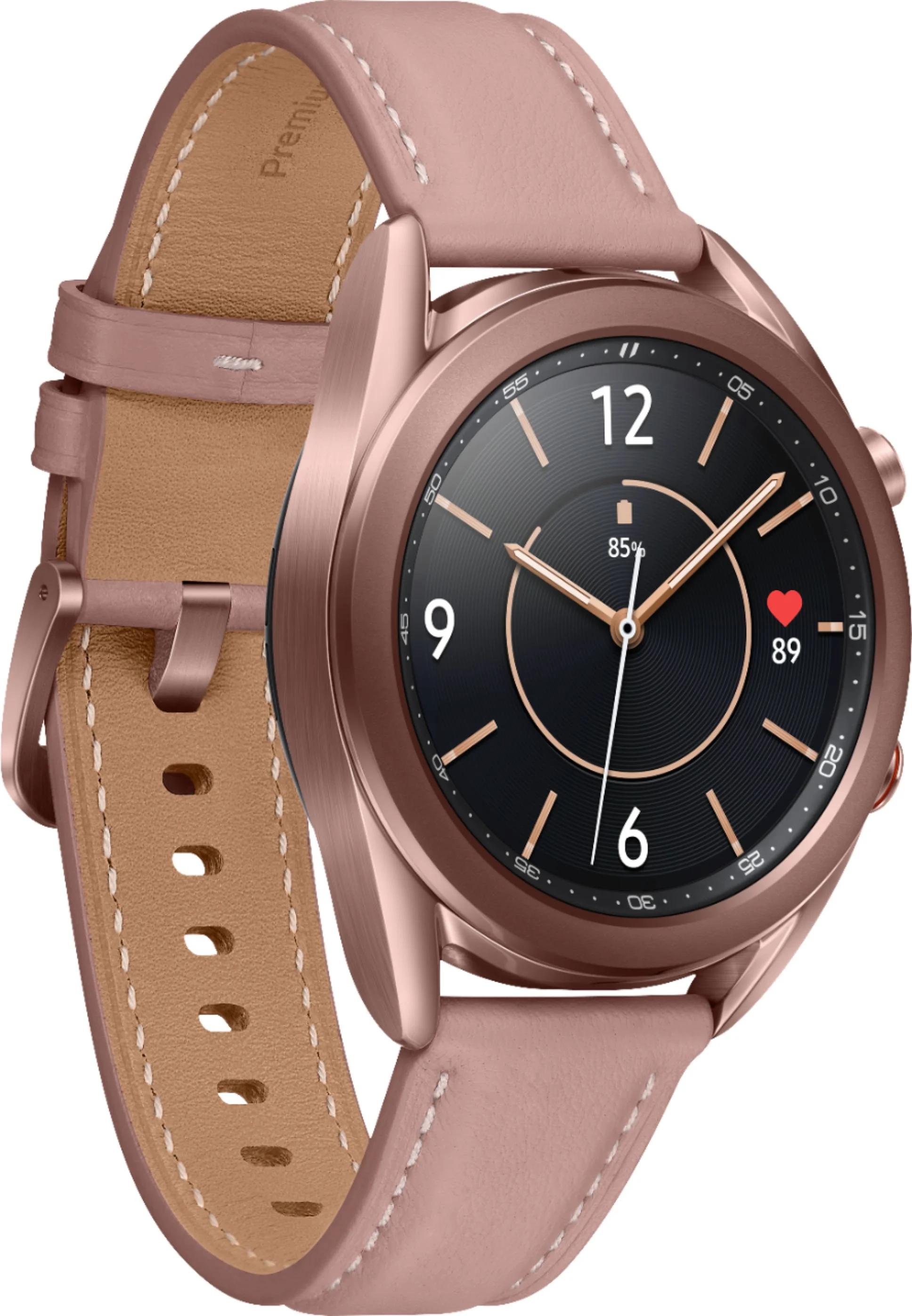 Restored Samsung SM-R855UZDAXAR Galaxy Watch3 Smartwatch 41mm Stainless LTE - Mystic Bronze (Refurbished)