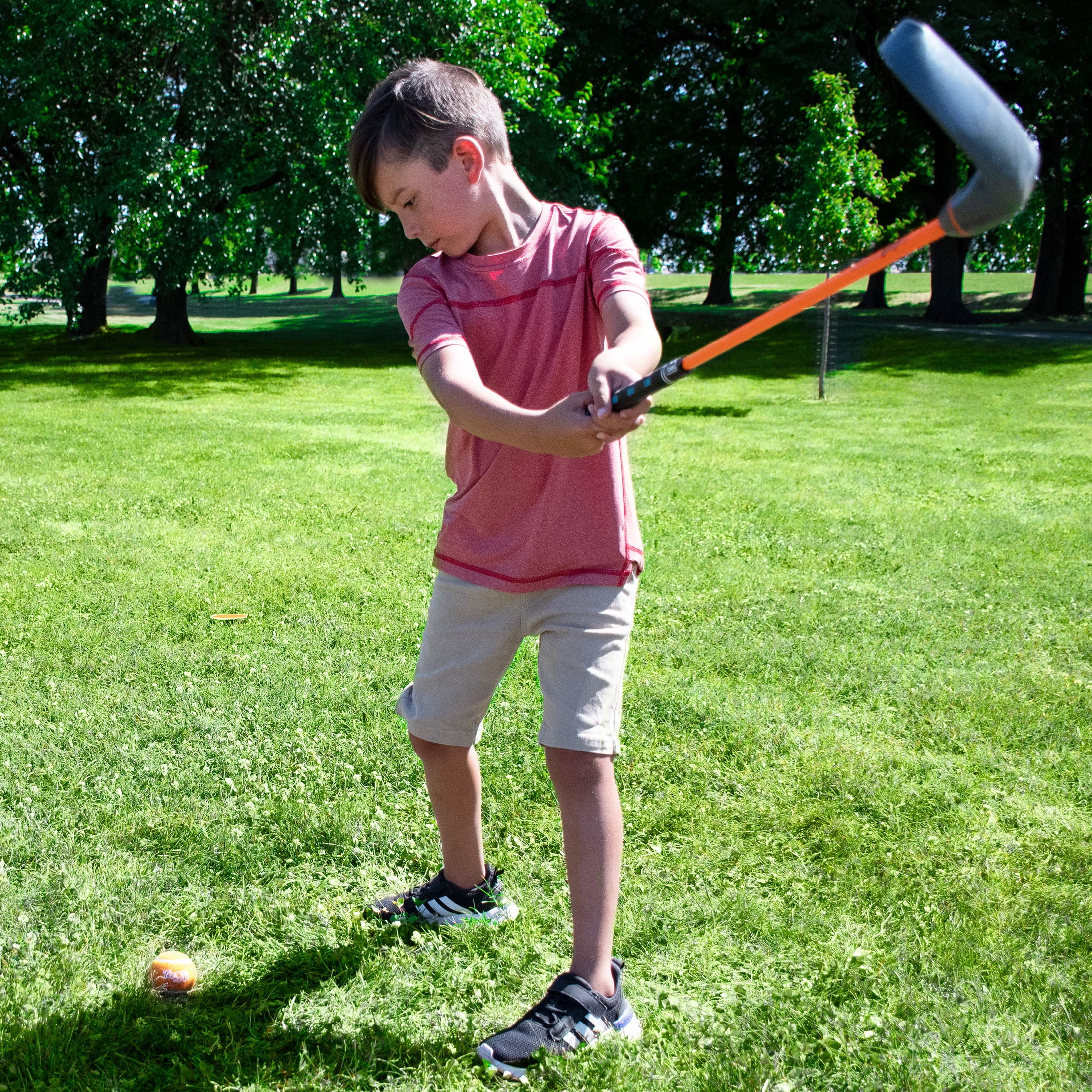 PGA Tour Tee-Up Kids Iron Golf Club, Medium, Right Handed Dexterity