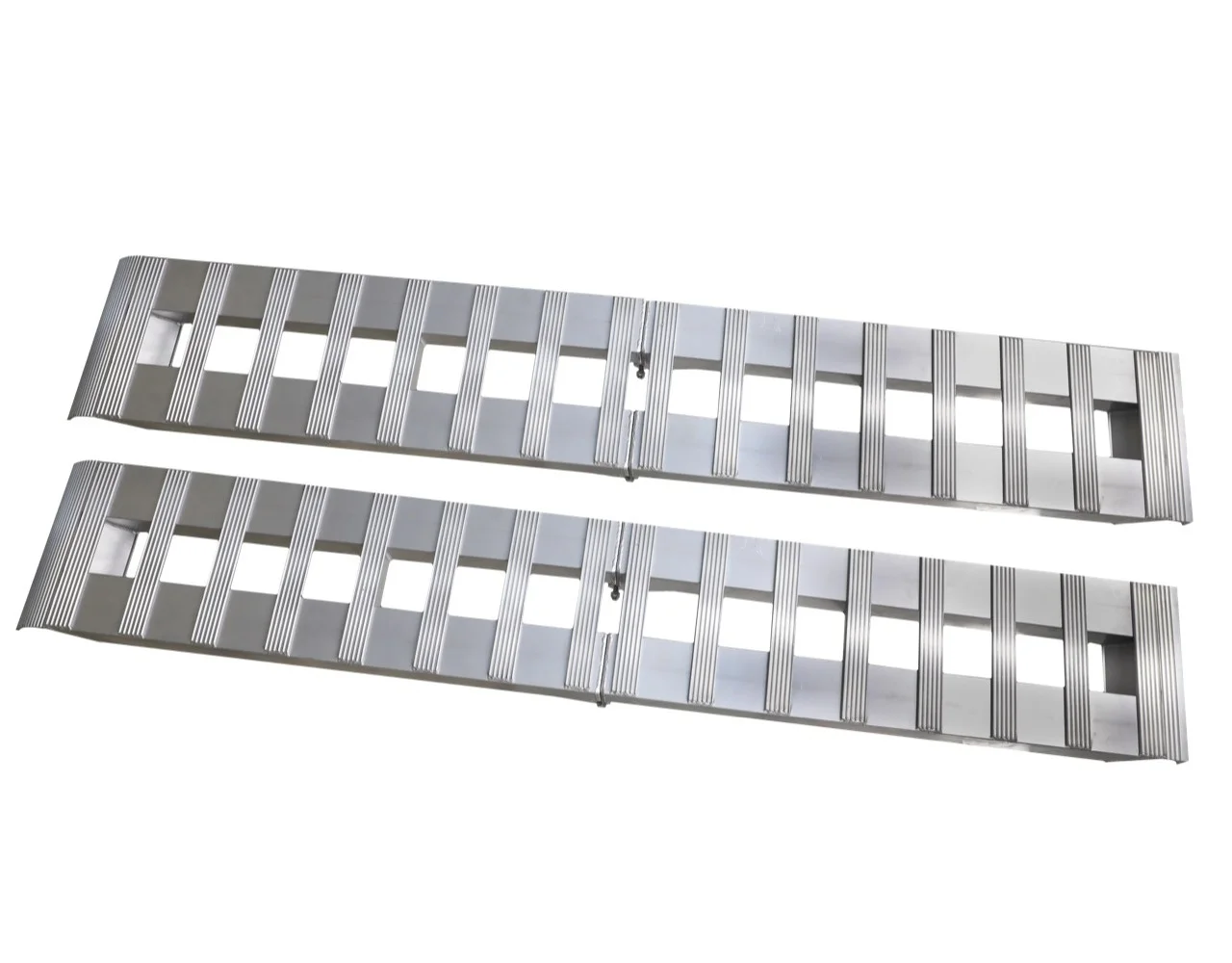 GEN-Y Hitch GH-102595 Heavy Duty Foldable Aluminum Loading Ramps for Motorcycle, Dirt Bike, Golf Cart, UTV, ATV - 8FT Length, Folds to 4FT - 6,000 LB Max Load per Pair