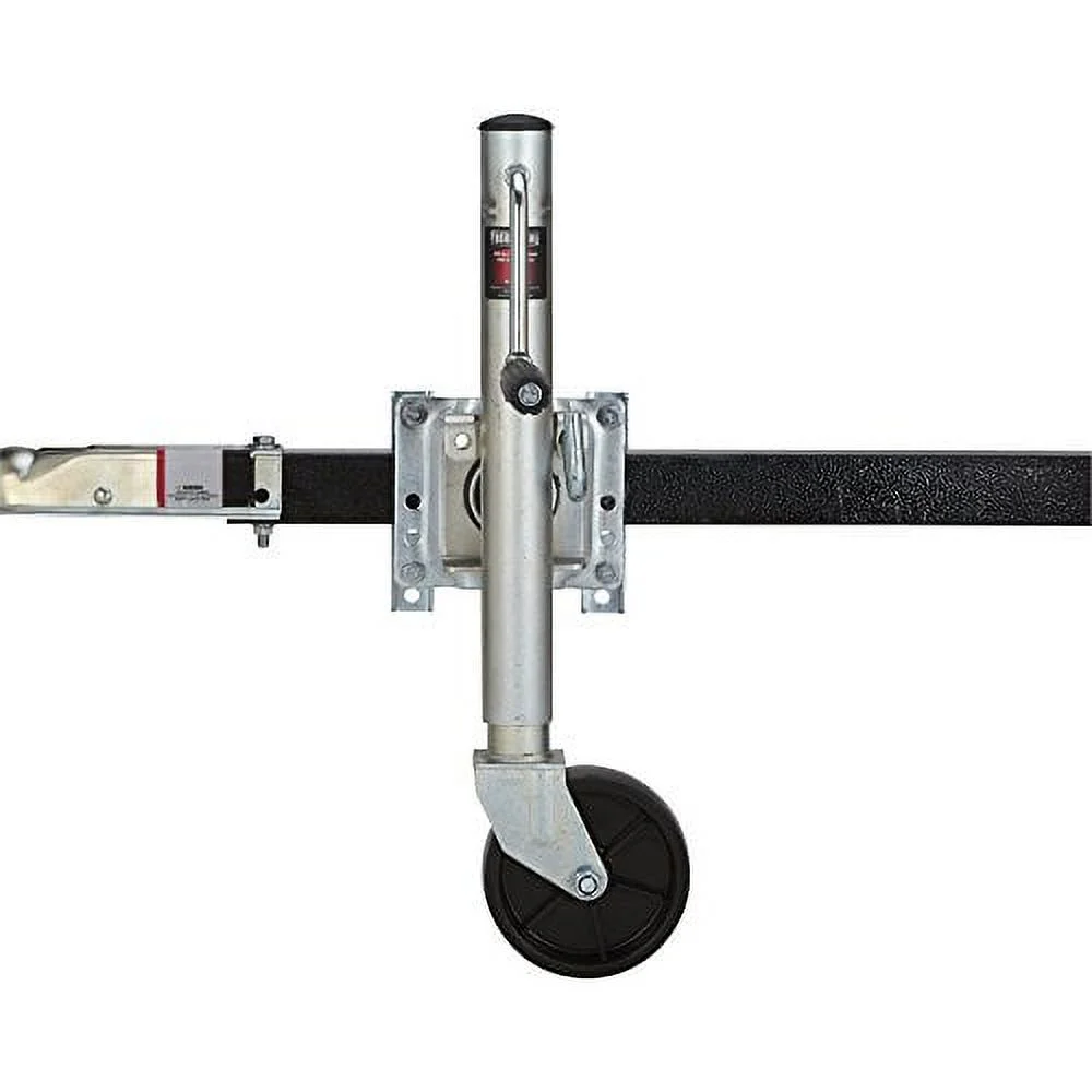 Ironton Bolt-On Side-Wind Marine Swivel Jack - 1000-Lb. Capacity, Zinc Finish