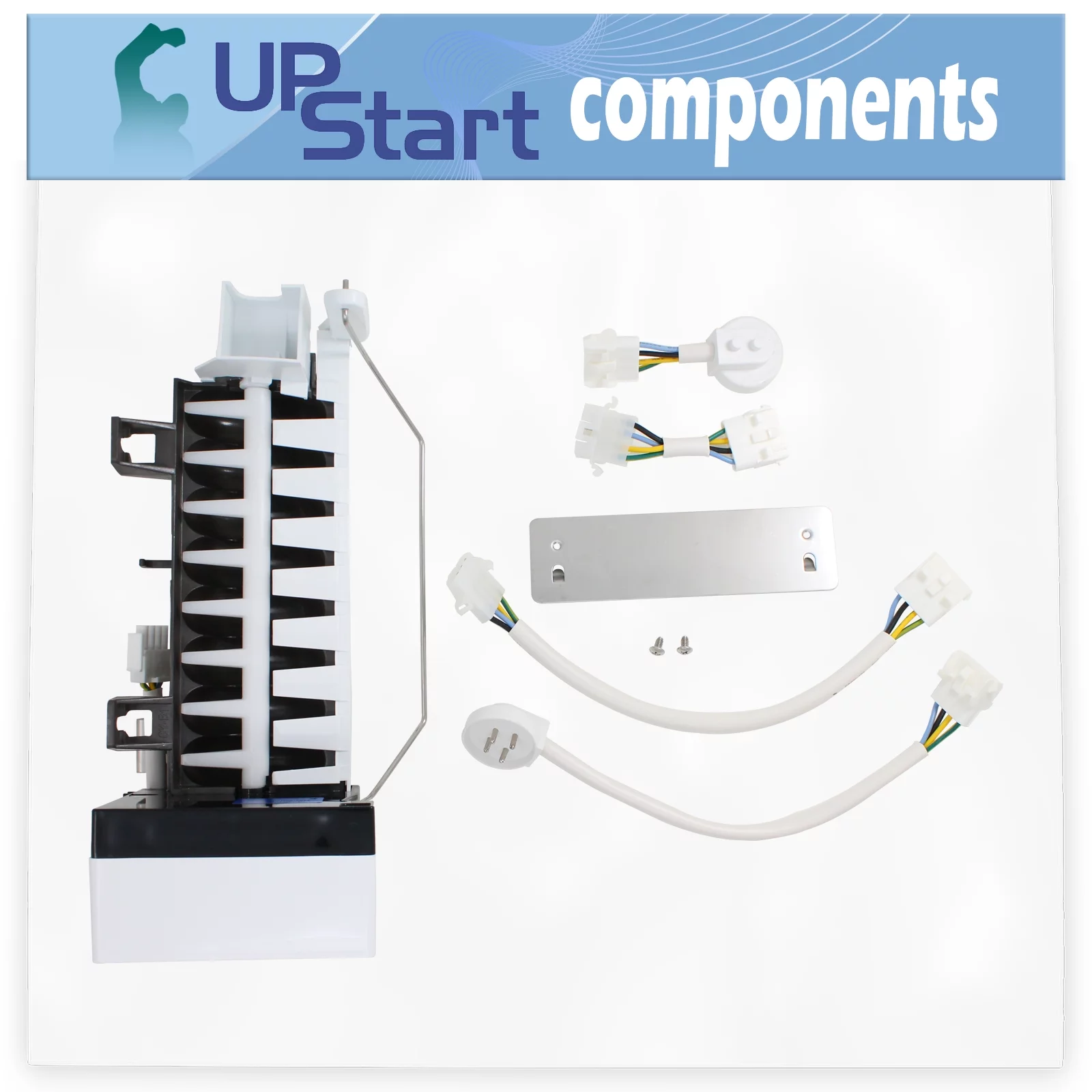 4317943 Refrigerator Ice Maker Replacement for Whirlpool ED25TWXDN01 - Compatible with W10190952 Icemaker