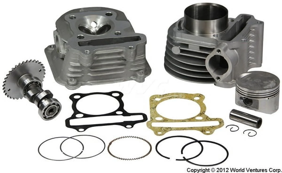 Cylinder and Head 61mm Alloy Big Bore Kit -  for GY6 150cc Scooters