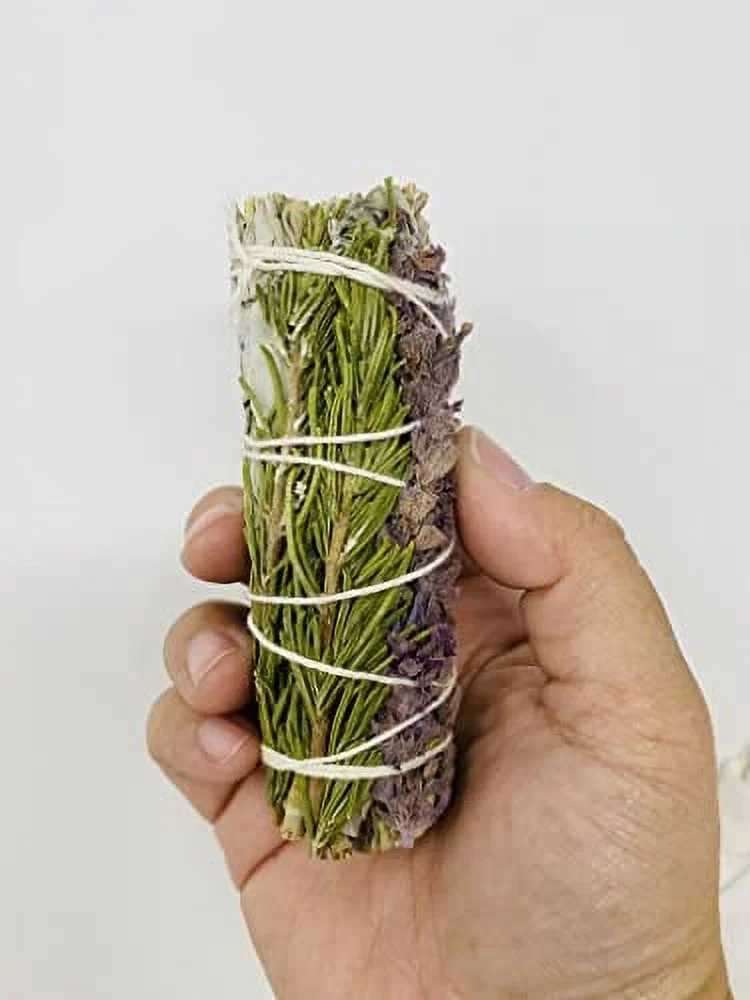 Bholi Sage Plus Sage Smudge Kit for Cleansing Home and Negative Spirits, Variety Pack of 7 Chakras