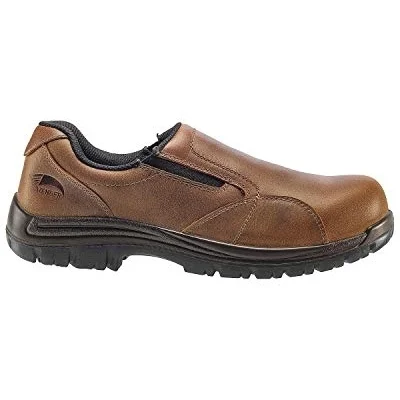 FSI FOOTWEAR SPECIALTIES INTERNATIONAL NAUTILUS Avenger Mens Composite Toe Slip On Work Shoes Brown - A7106  BROWN