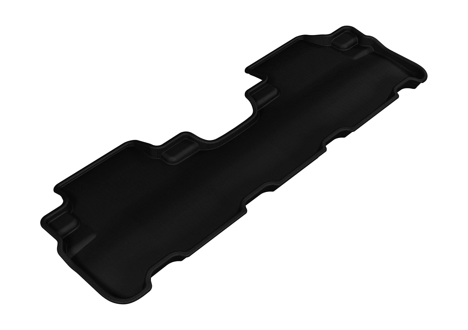 3D MAXpider KAGU Floor Mat (BLACK) compatible with TOYOTA HIGHLANDER 2014-2019 - Second Row