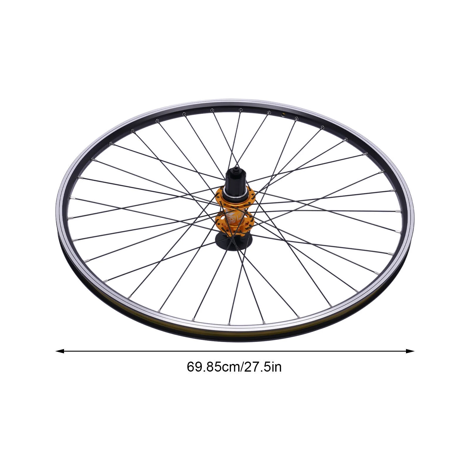 Miumaeov 27.5inch Mountain Bike Wheelset Aluminum Alloy Rim Disc Brake MTB Wheel Quick Release Front Rear Wheelset