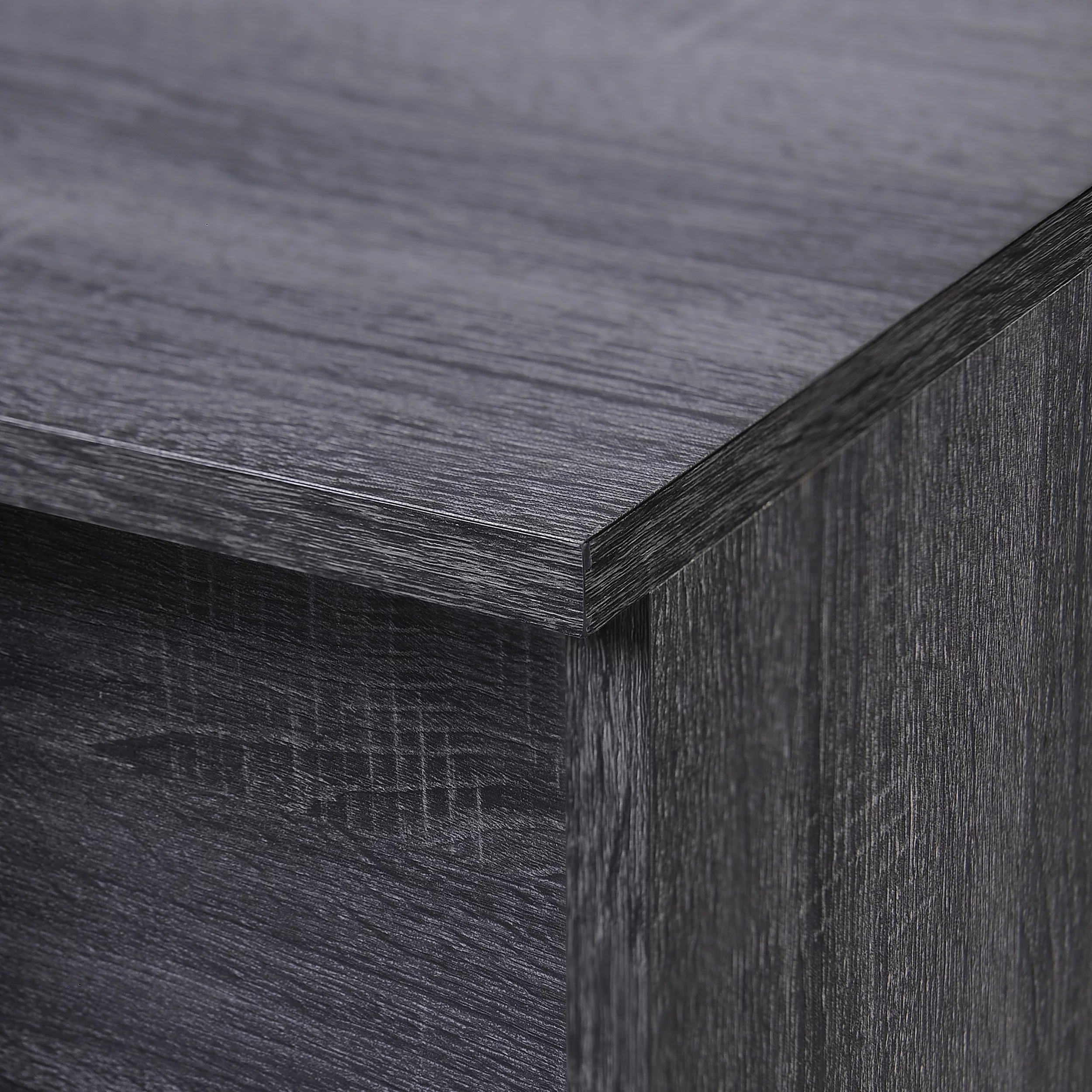 GDF Studio Julani Mid Century Faux Wood Wine & Bar Cabinet, Sonoma Grey Oak