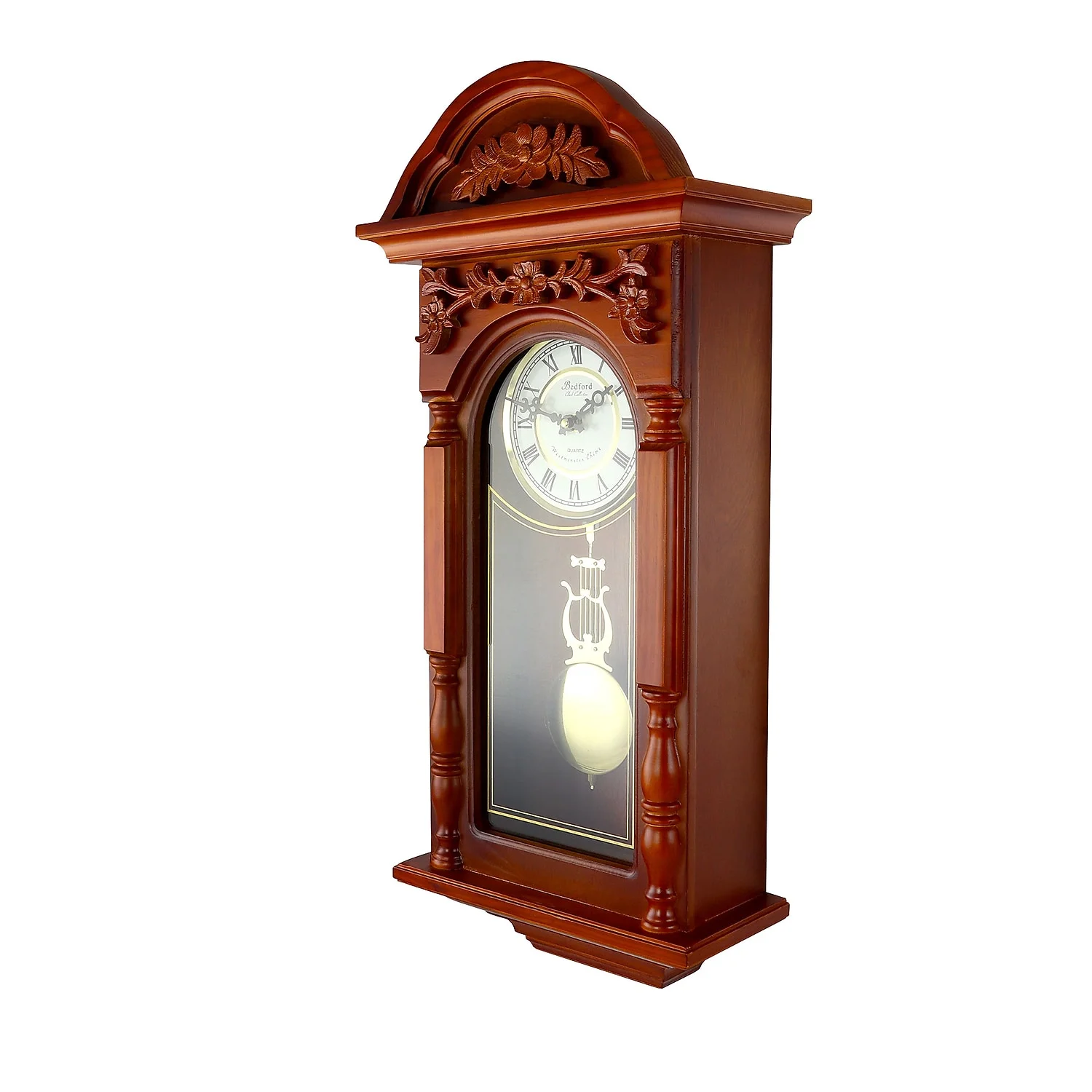 Bedford Clock Collection Wall Clock Wood (93697154M)