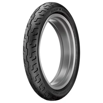 130/90B-16 (73H) Dunlop D401 Front Motorcycle Tire Black Wall for Harley-Davidson Softail Heritage Classic 114 FLHCS 2018