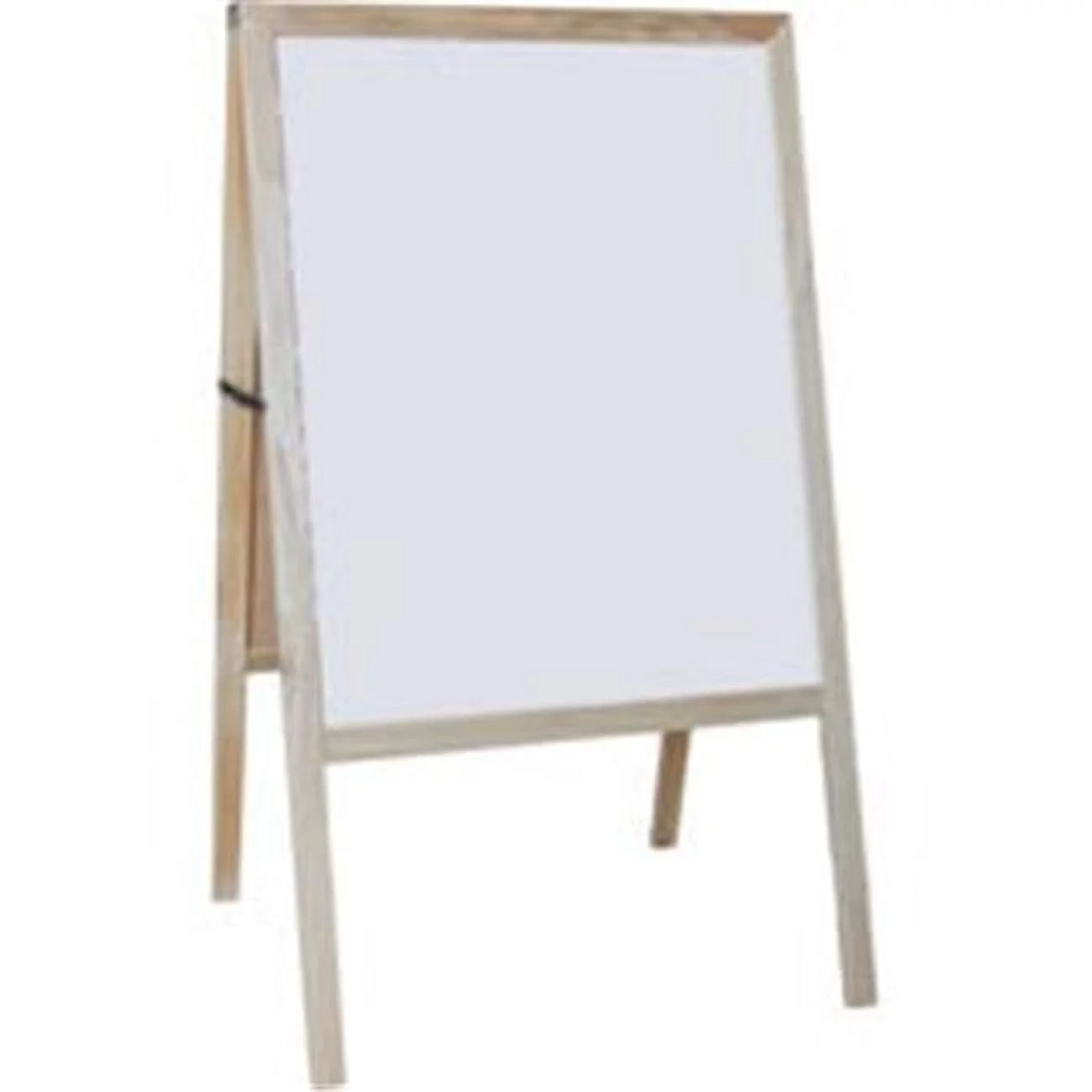 Dry-Erase Board & Chalkboard Easel - Black & White